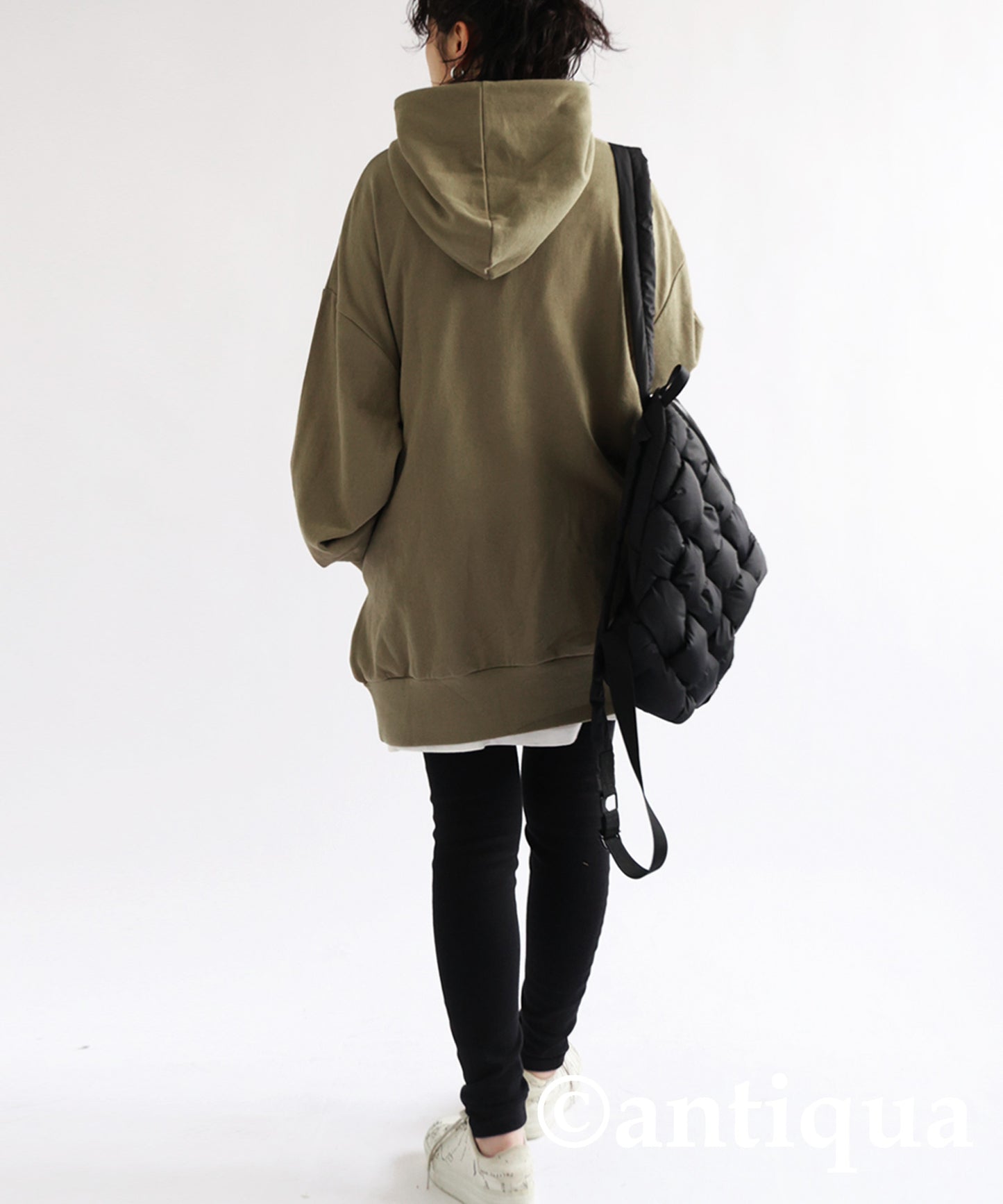 Asymmetric Zip Hoodie Ladies