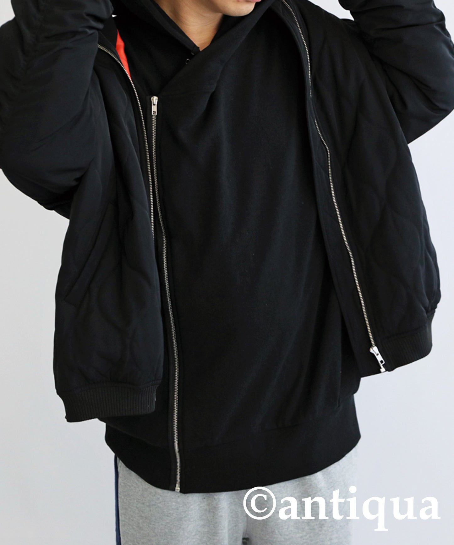 Asymmetric Zip Hoodie Men's