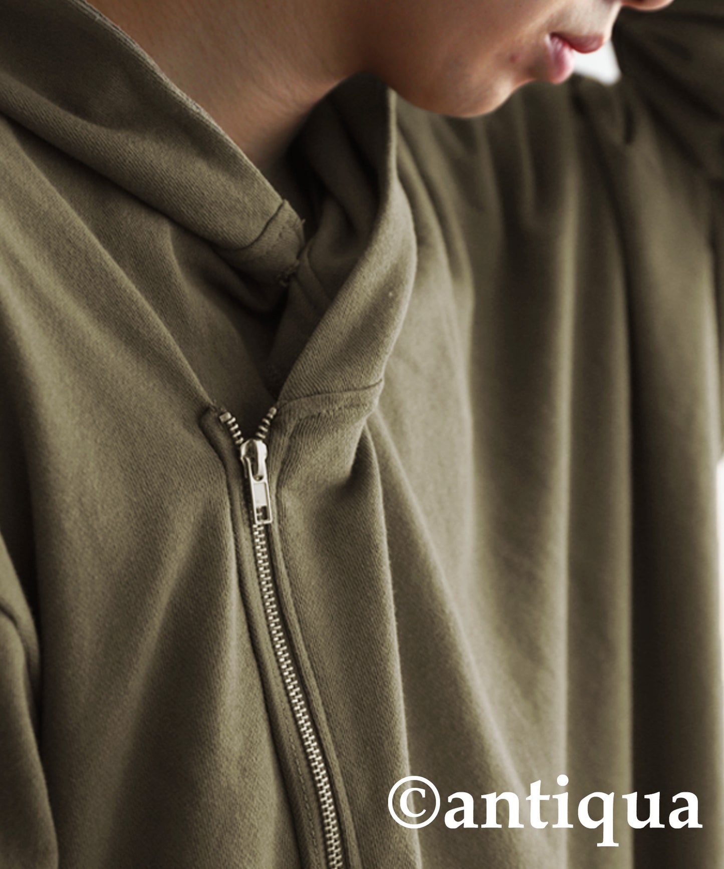 Asymmetric Zip Hoodie Men's