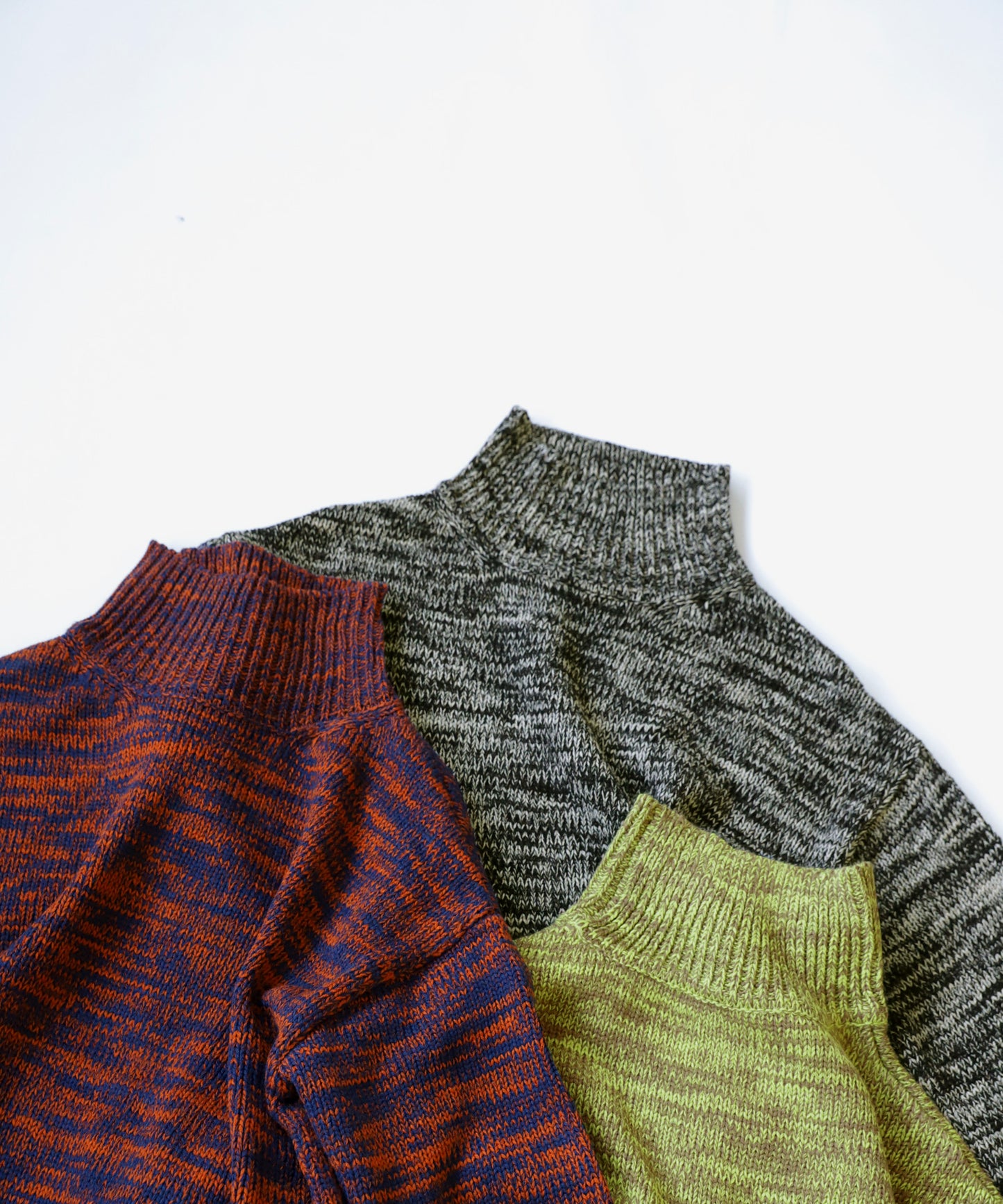 Mixed High Neck Knit Men's