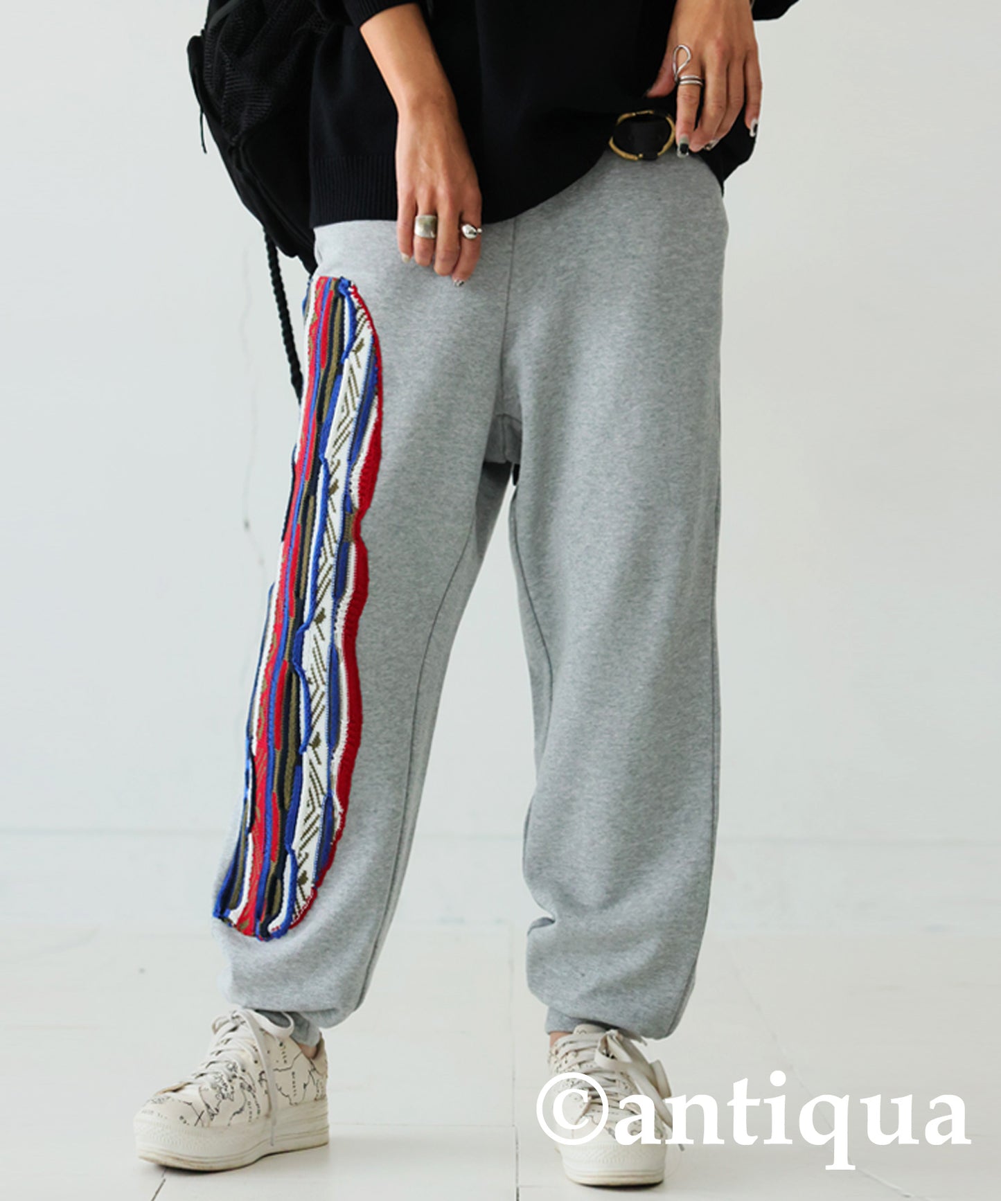 Cougie Knitting Docking Sweat Pants Ladies