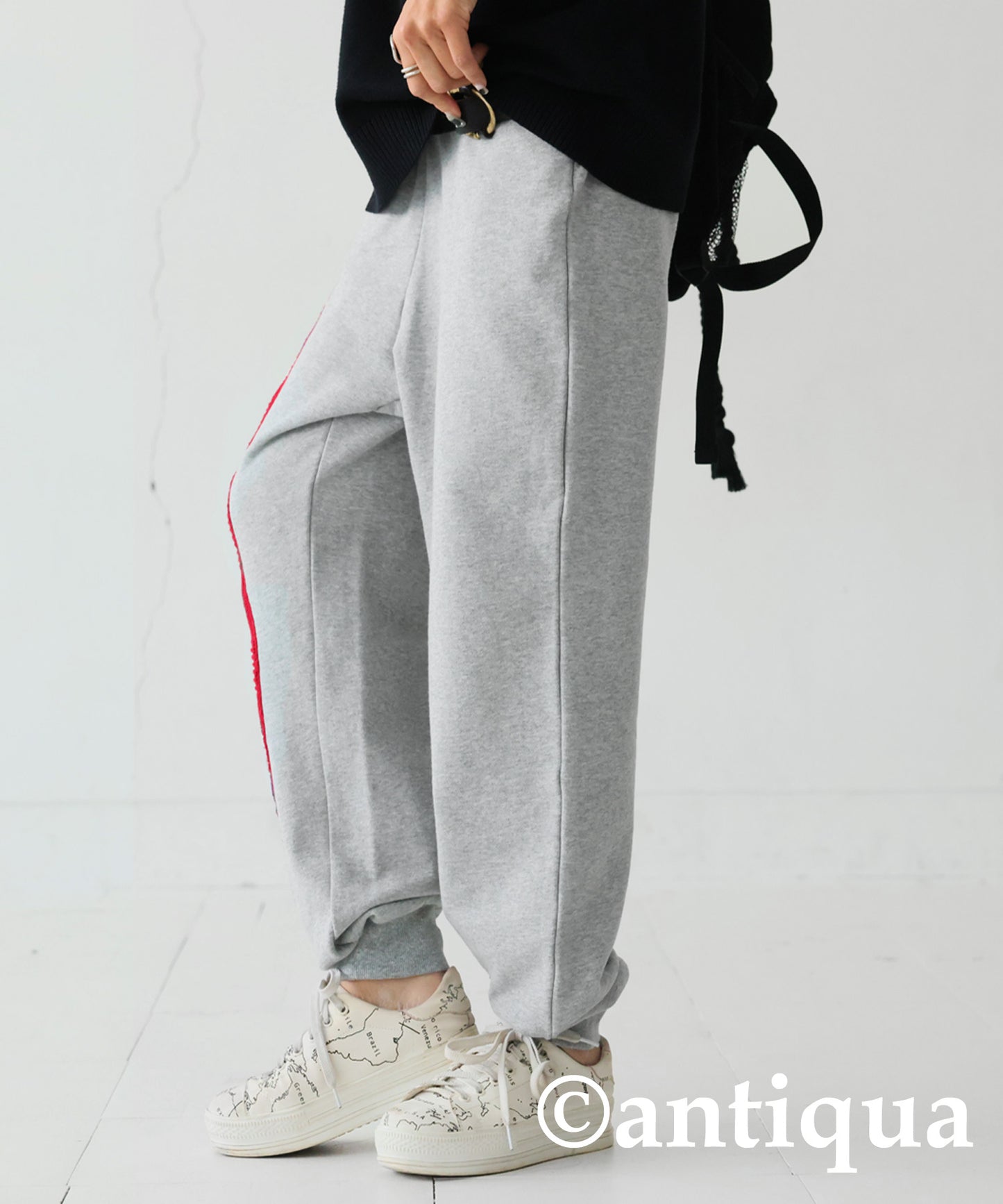 Cougie Knitting Docking Sweat Pants Ladies