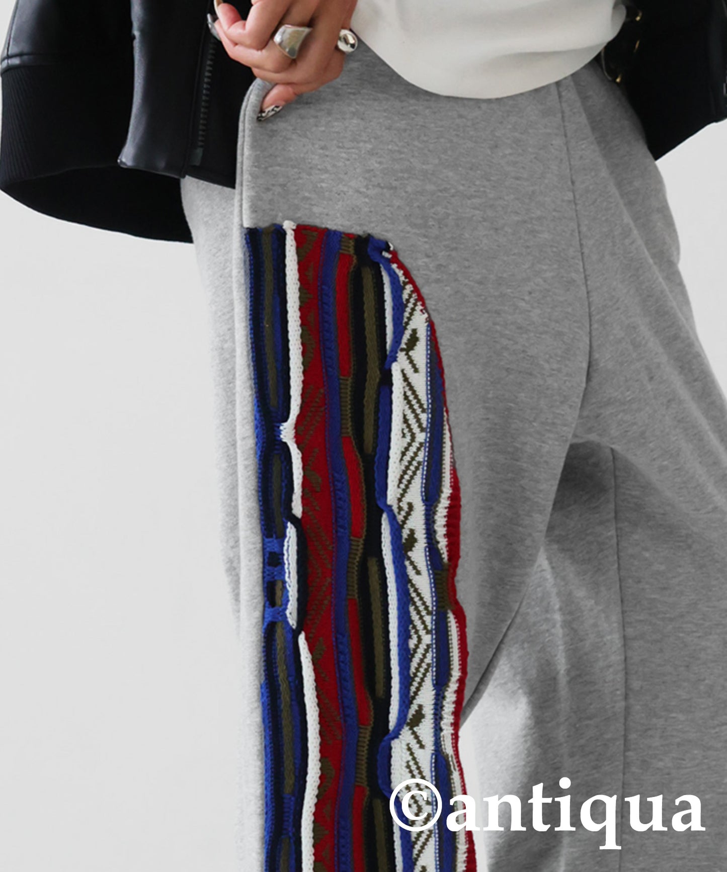 Cougie Knitting Docking Sweat Pants Ladies