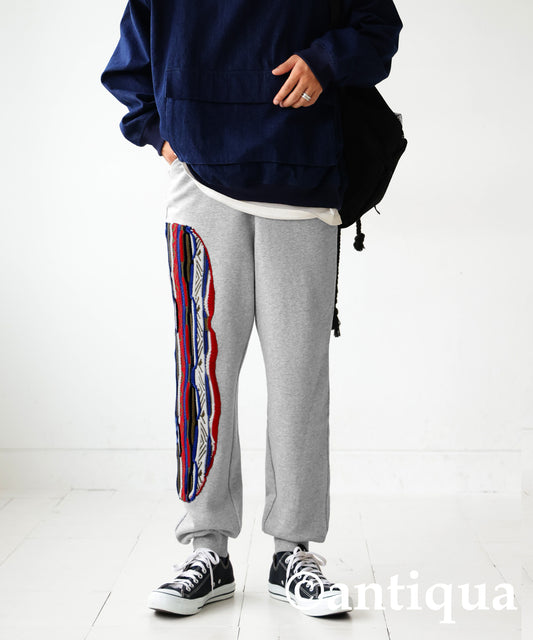 Cougie Knitting Docking Sweat Pants Men’s