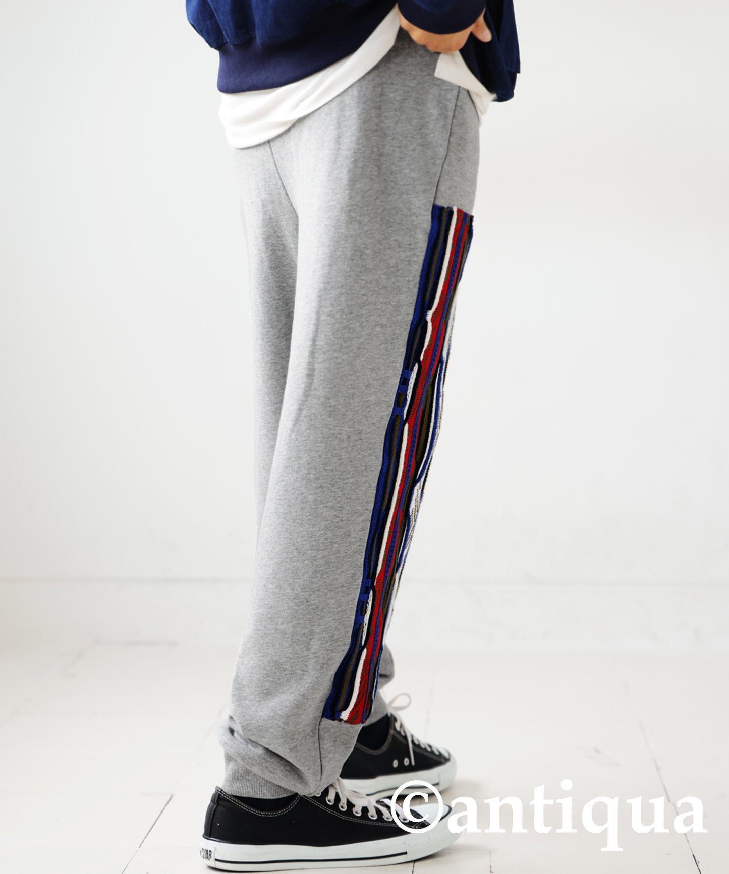 Cougie Knitting Docking Sweat Pants Men’s