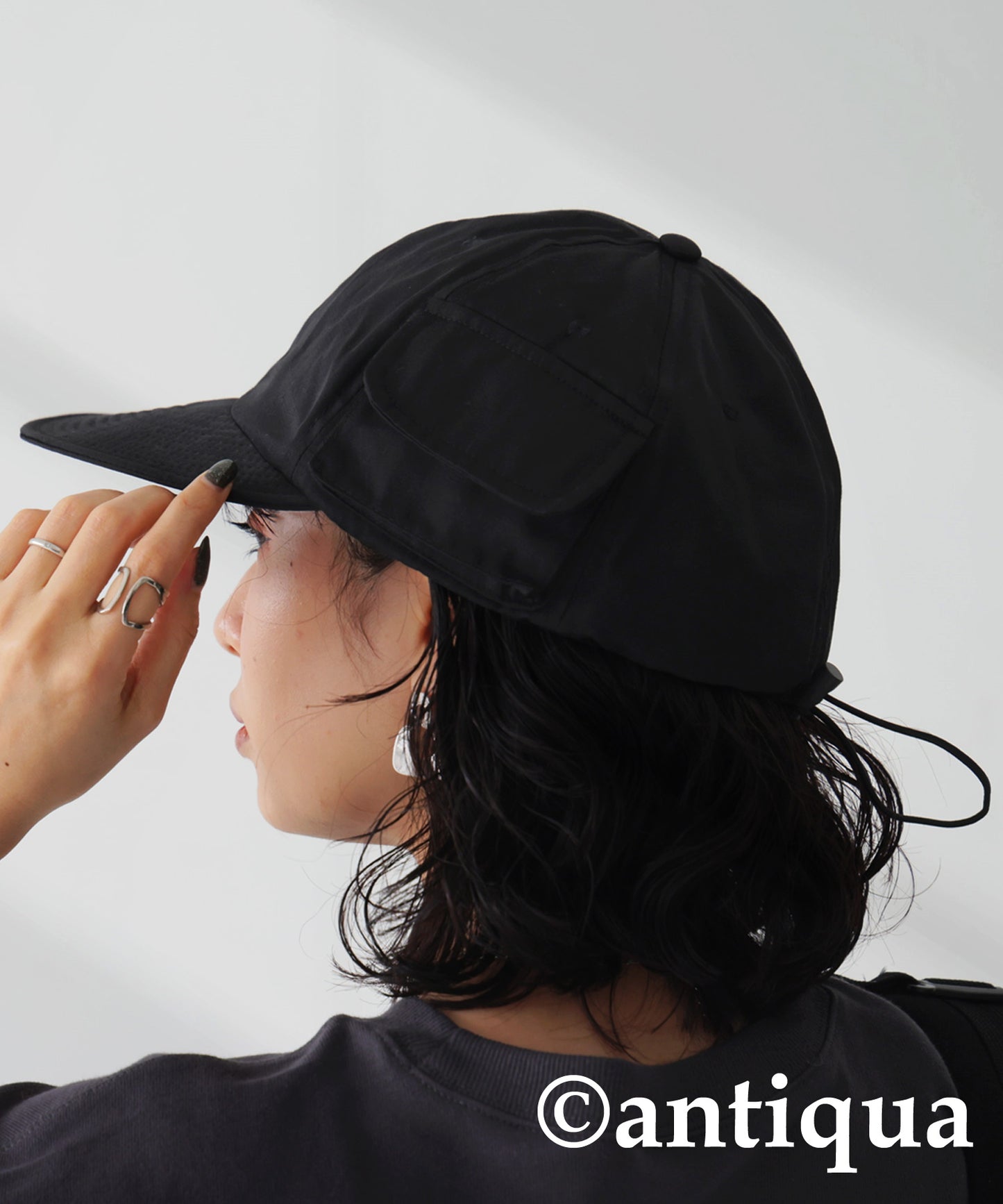 Side Pocket Cap Ladies