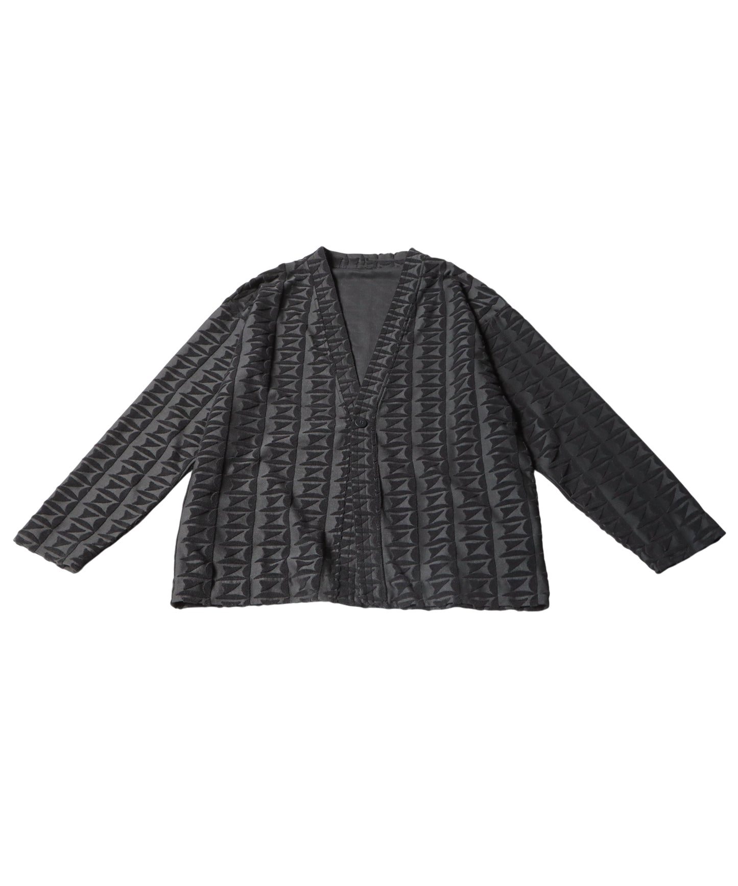 Pile Jacquard Cardigan Men's