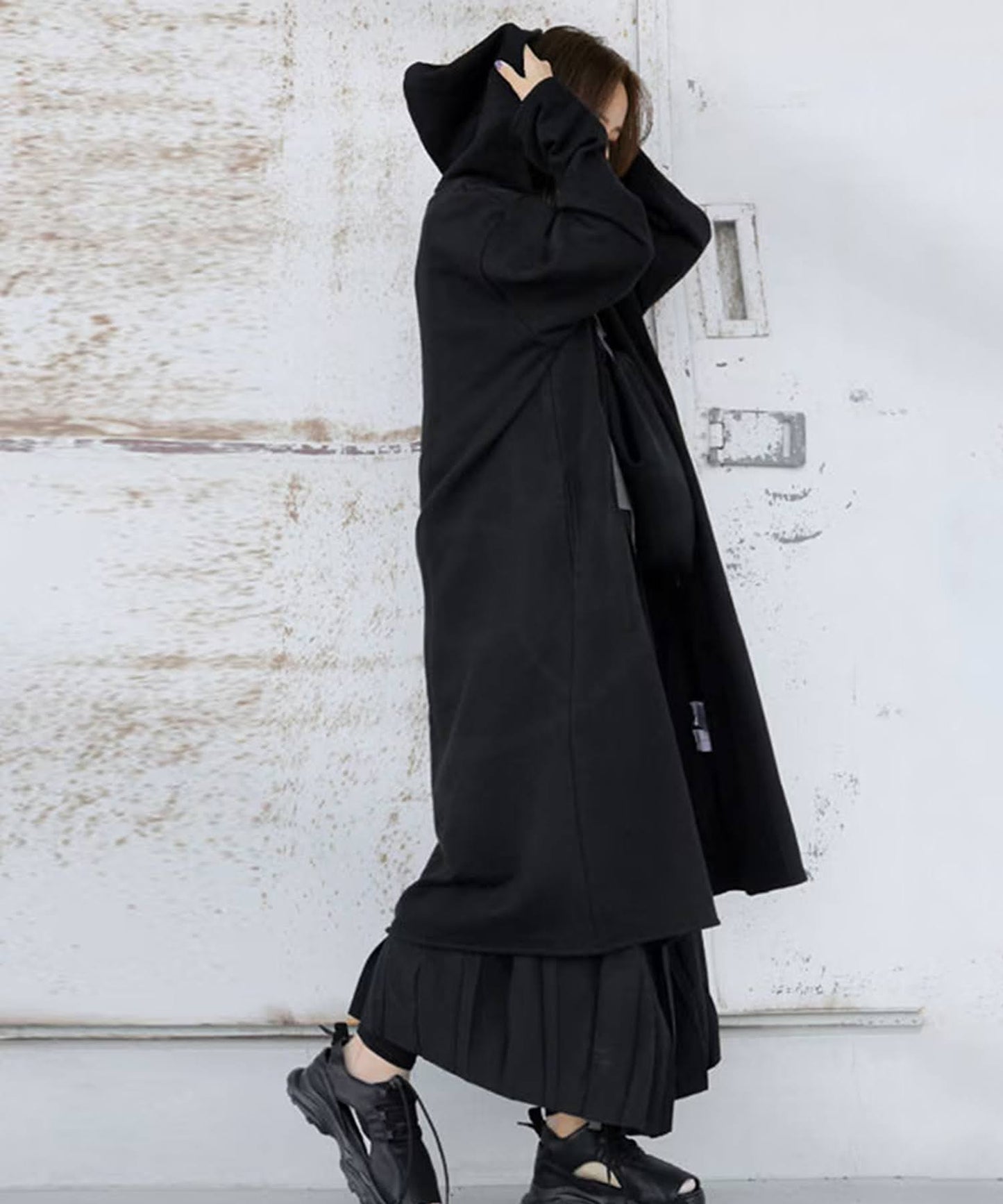 Long French Terry Cardigan Ladies