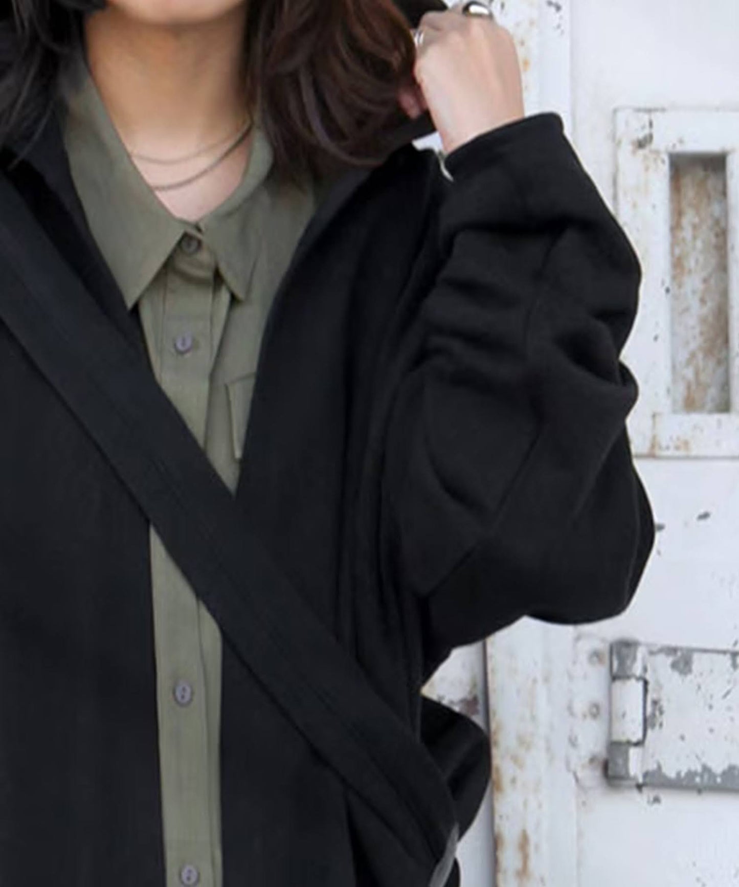 Long French Terry Cardigan Ladies