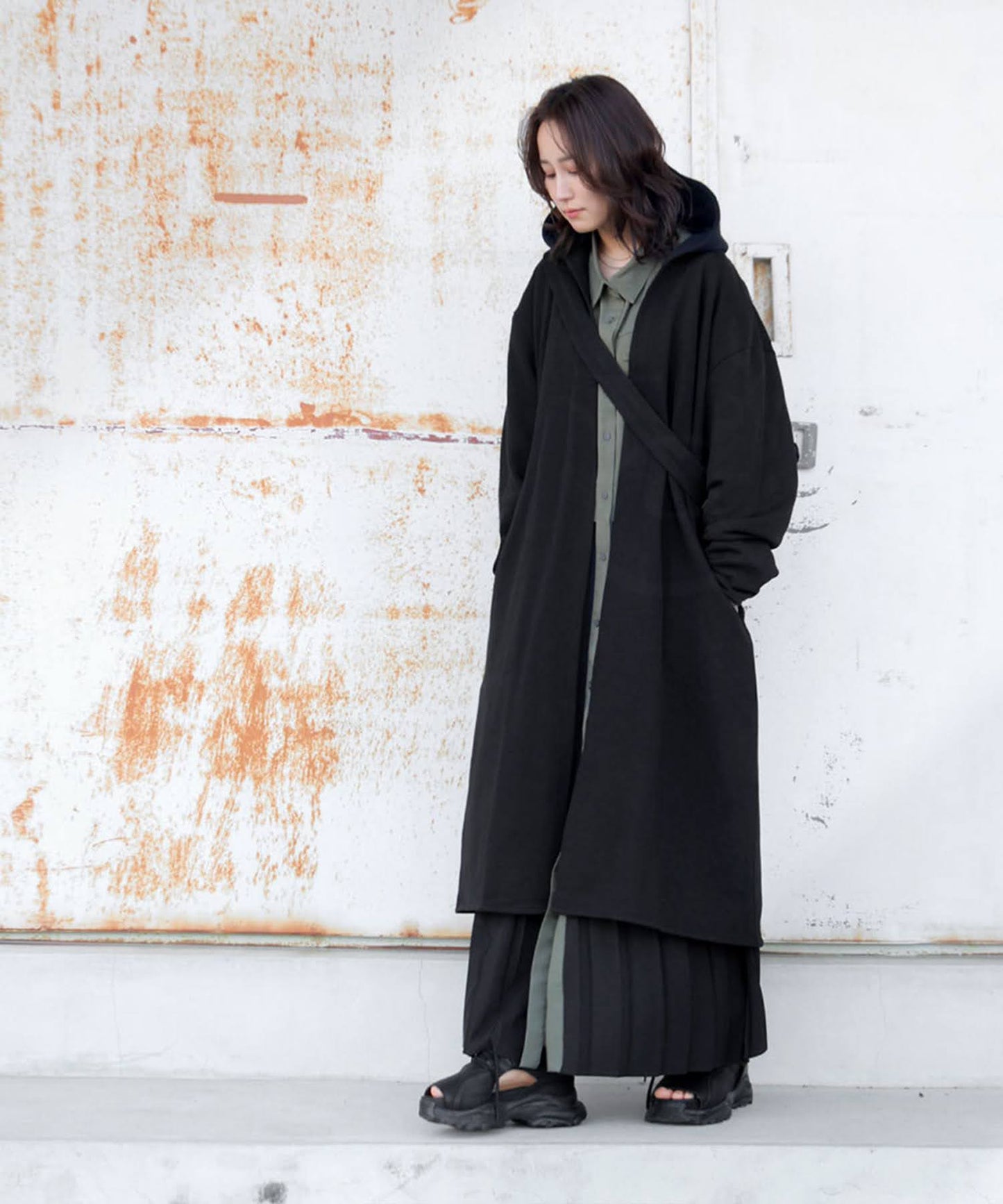 Long French Terry Cardigan Ladies
