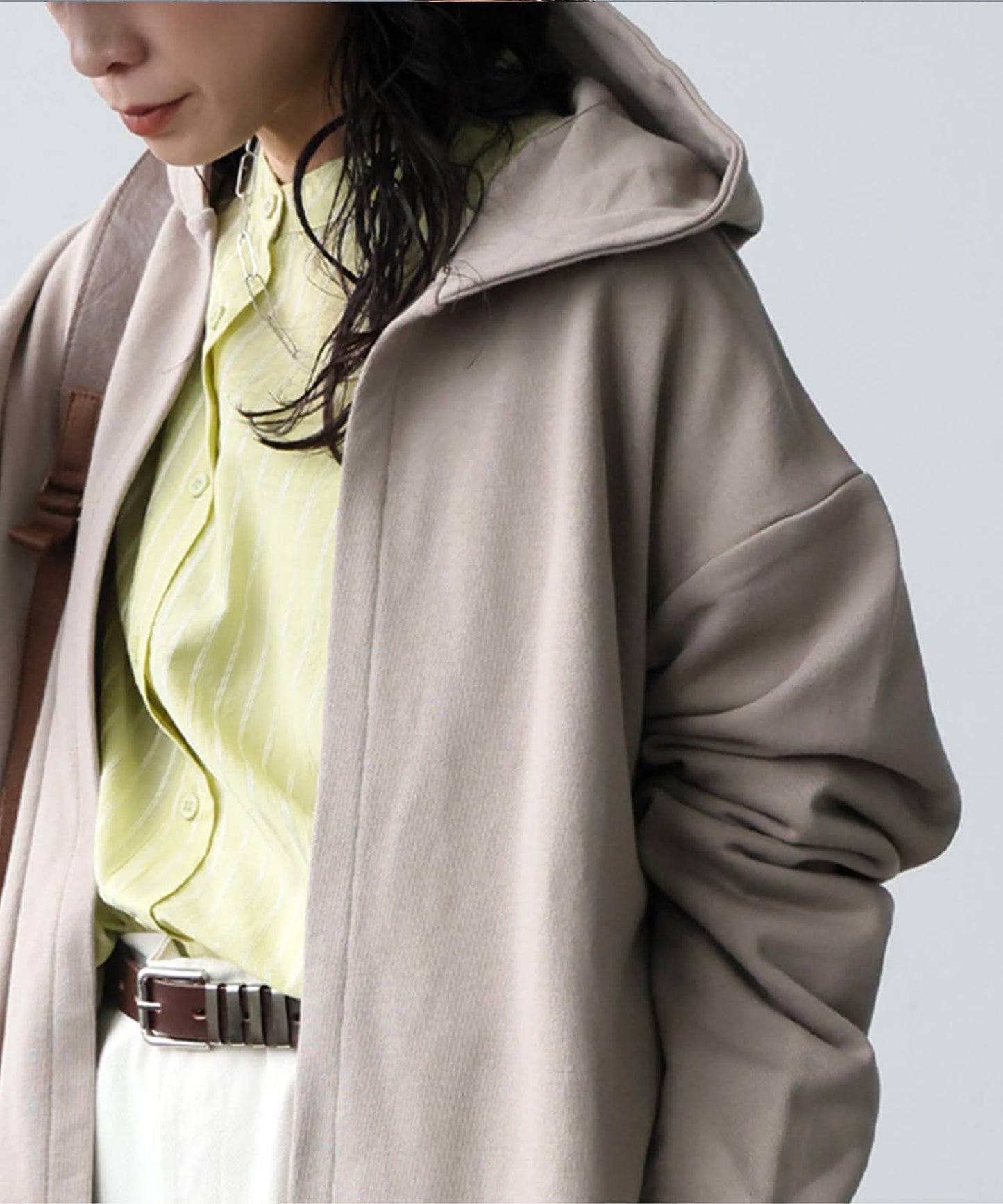Long French Terry Cardigan Ladies