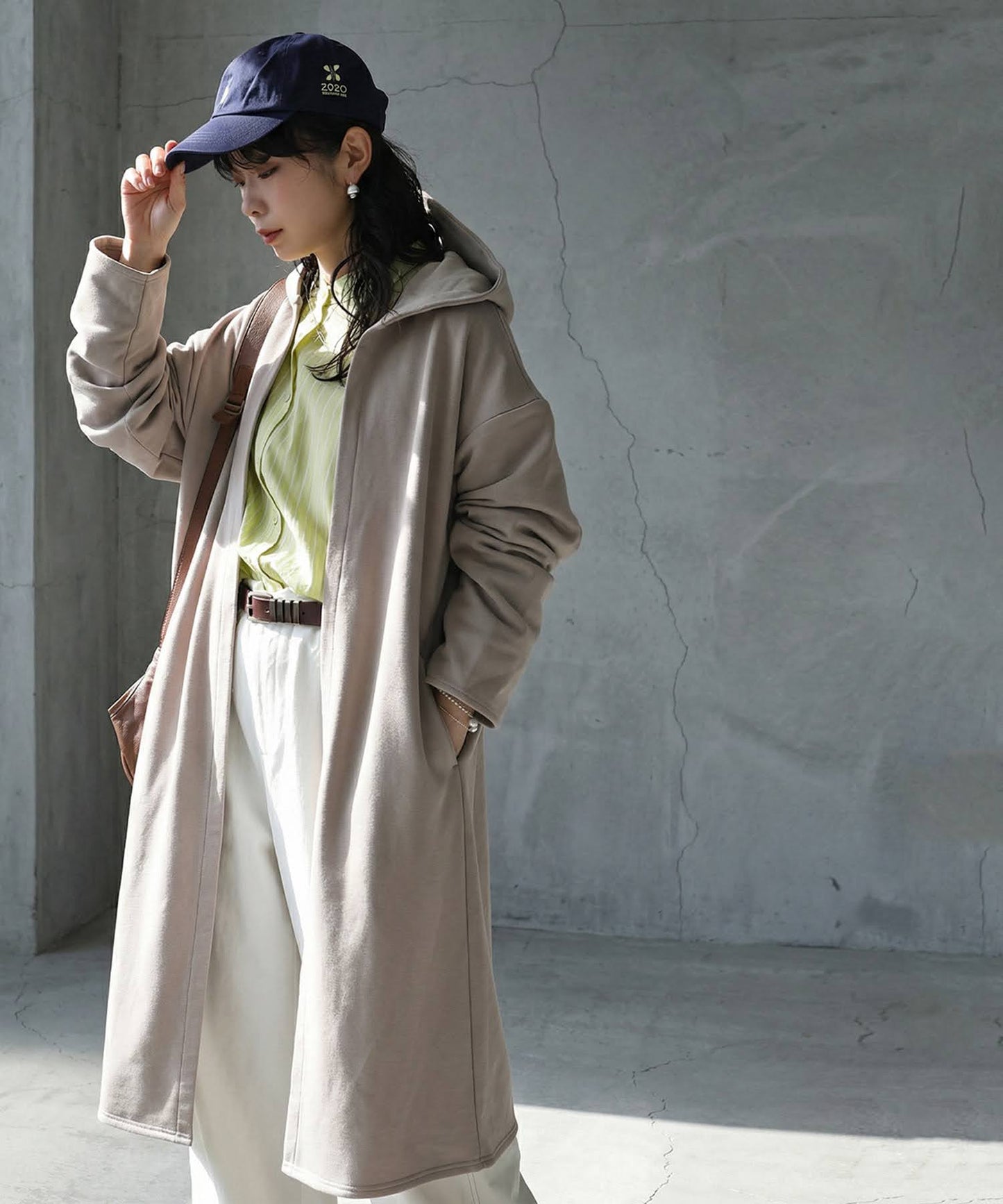 Long French Terry Cardigan Ladies