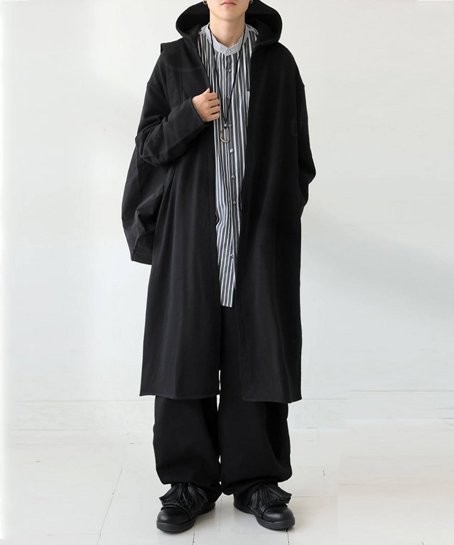 Long French Terry Cardigan Men’s