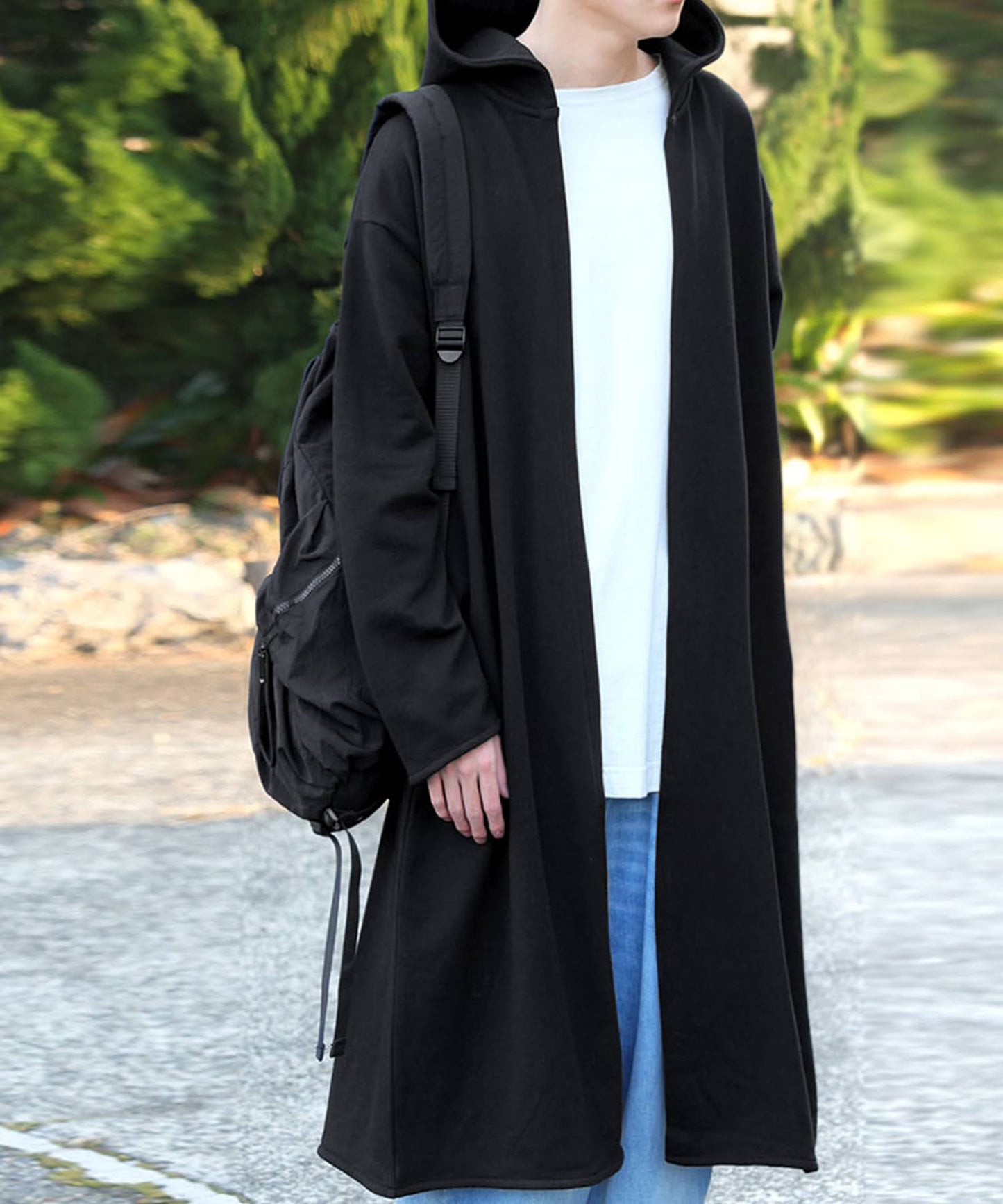 Long French Terry Cardigan Men’s