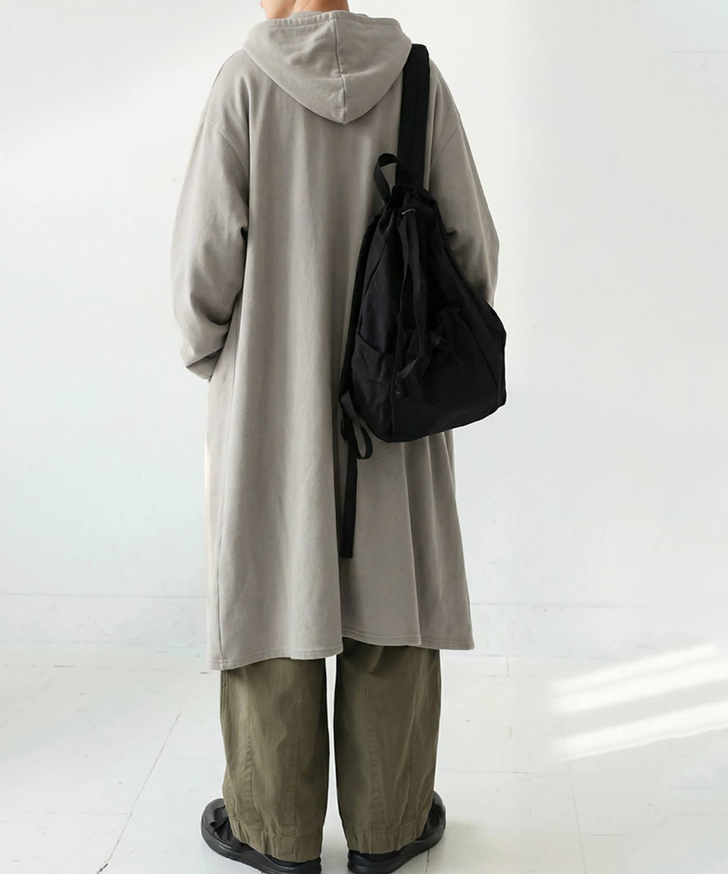 Long French Terry Cardigan Men’s