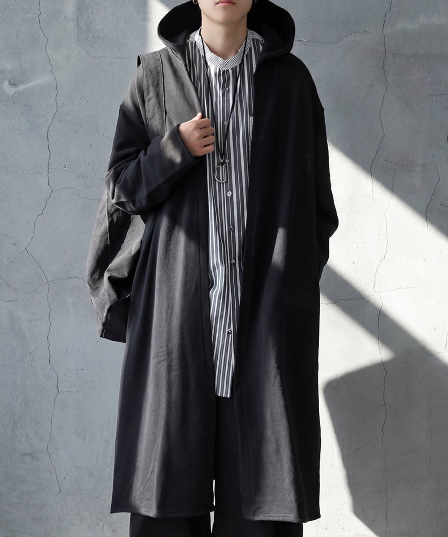 Long French Terry Cardigan Men’s