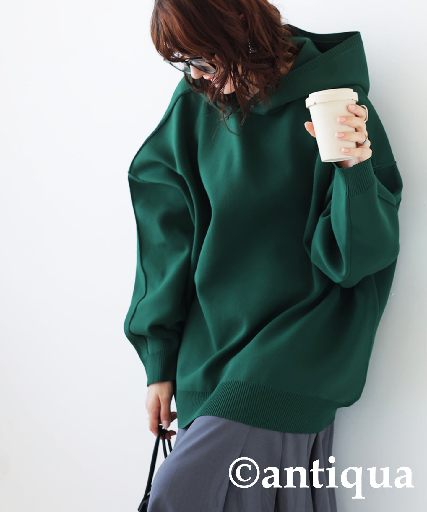 Sponge Knit Hoodie Ladies