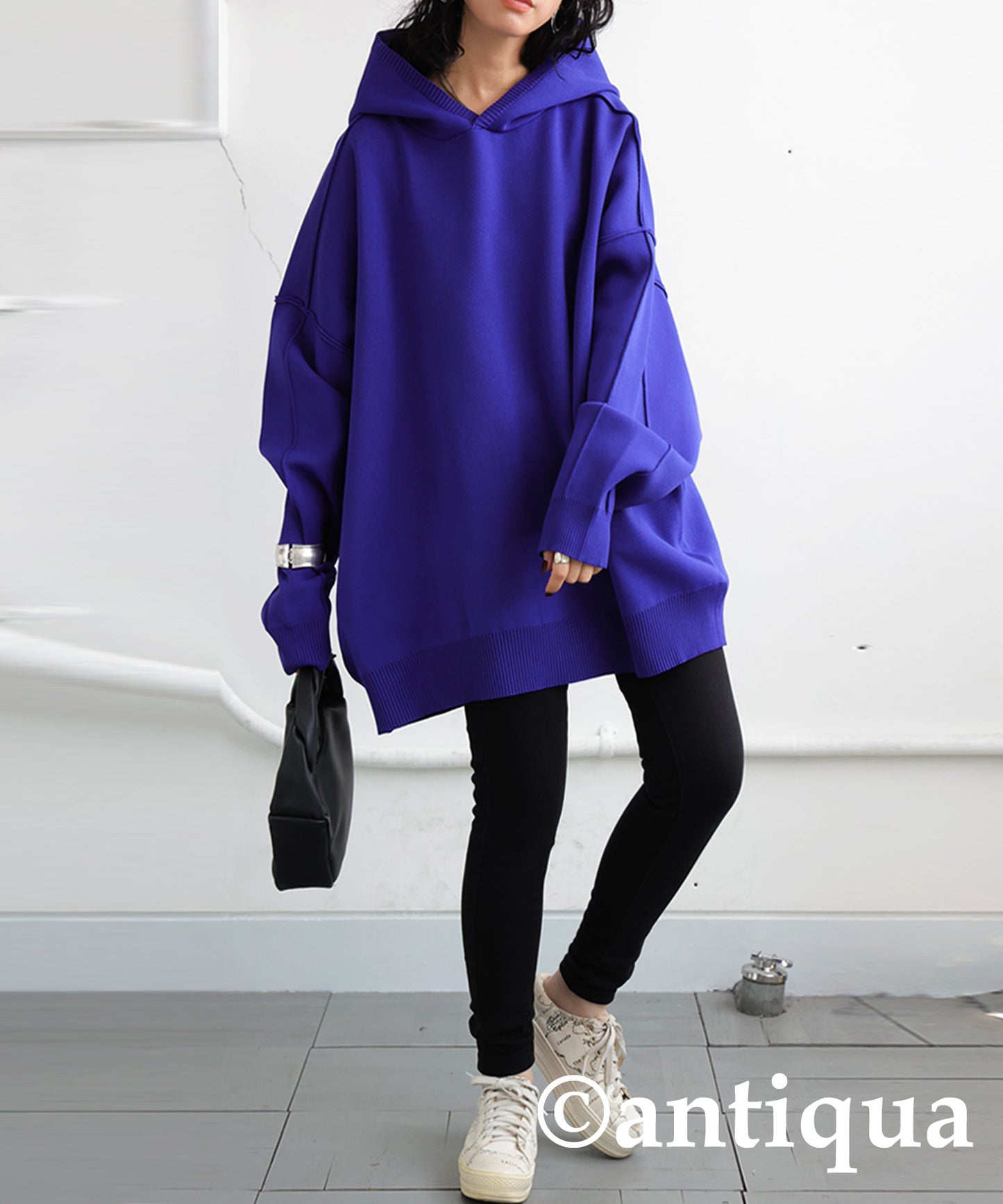 Sponge Knit Hoodie Ladies