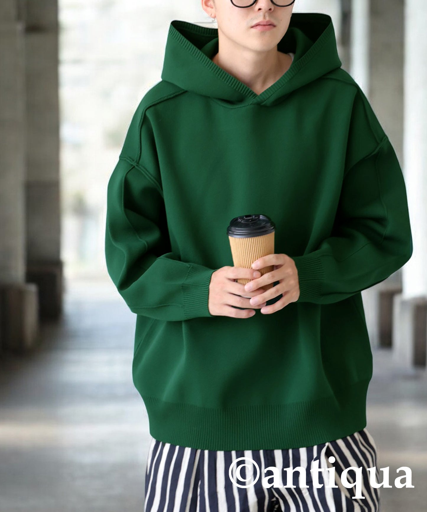 Sponge Knit Hoodie Men's