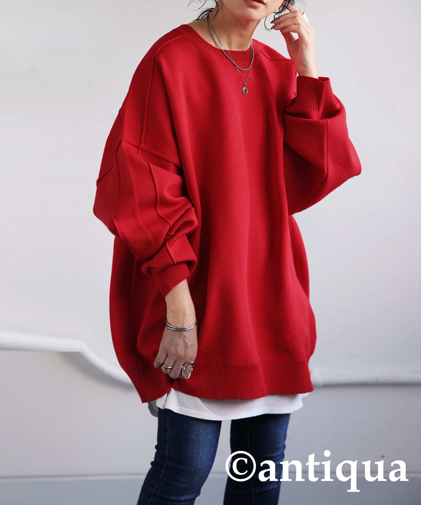 Sponge Knit Pullover Ladies