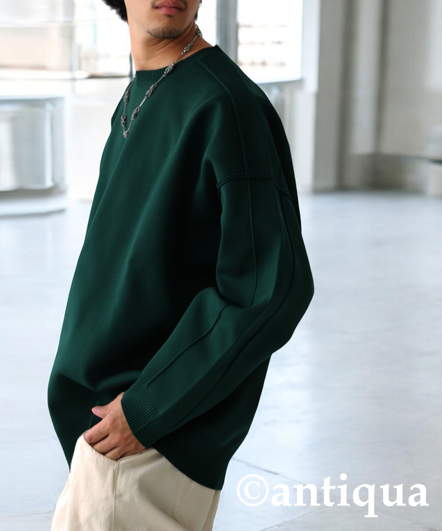 Switching Sponge Knit Men's