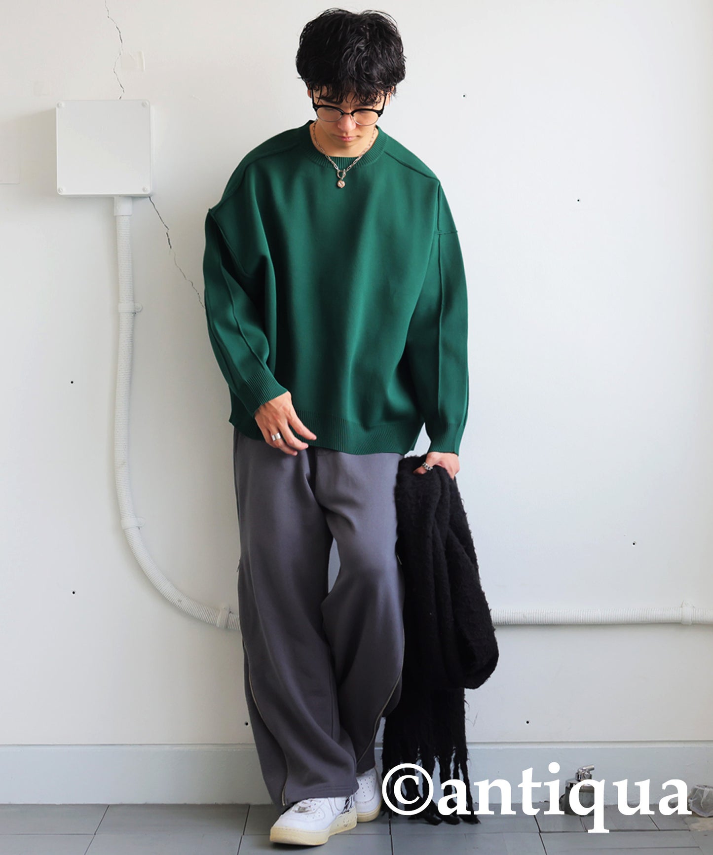 Switching Sponge Knit Men's