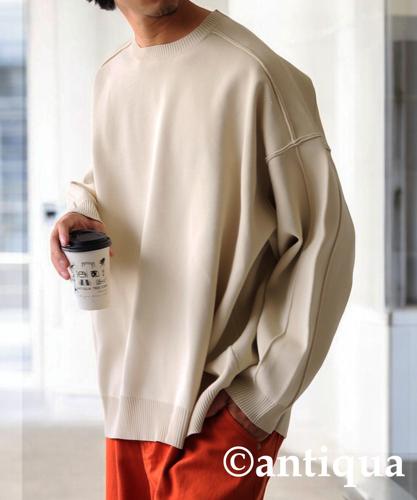 Switching Sponge Knit Men's