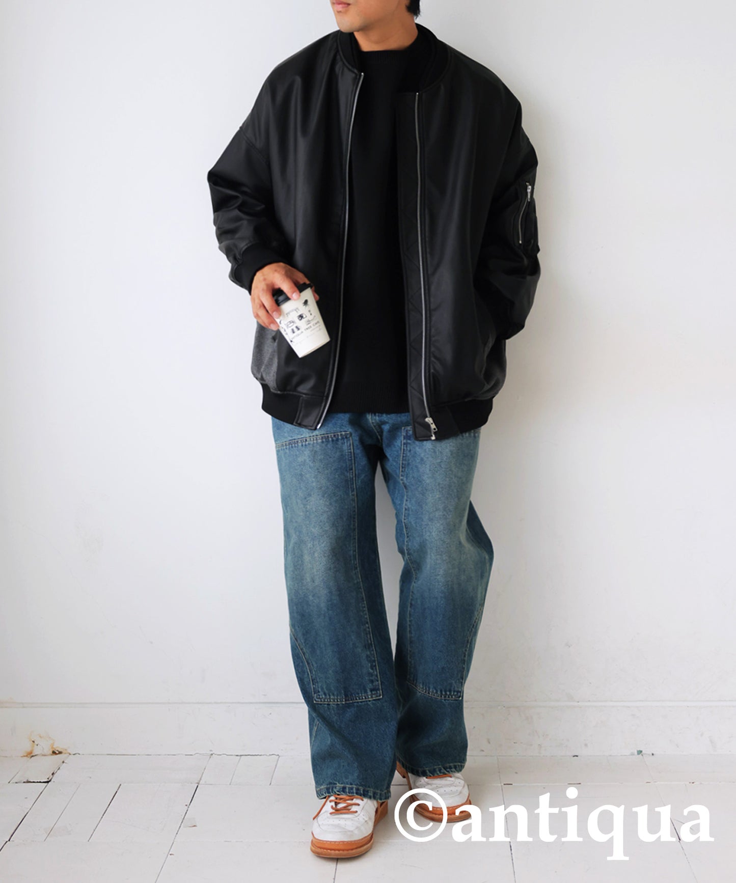 Switching Sponge Knit Men's