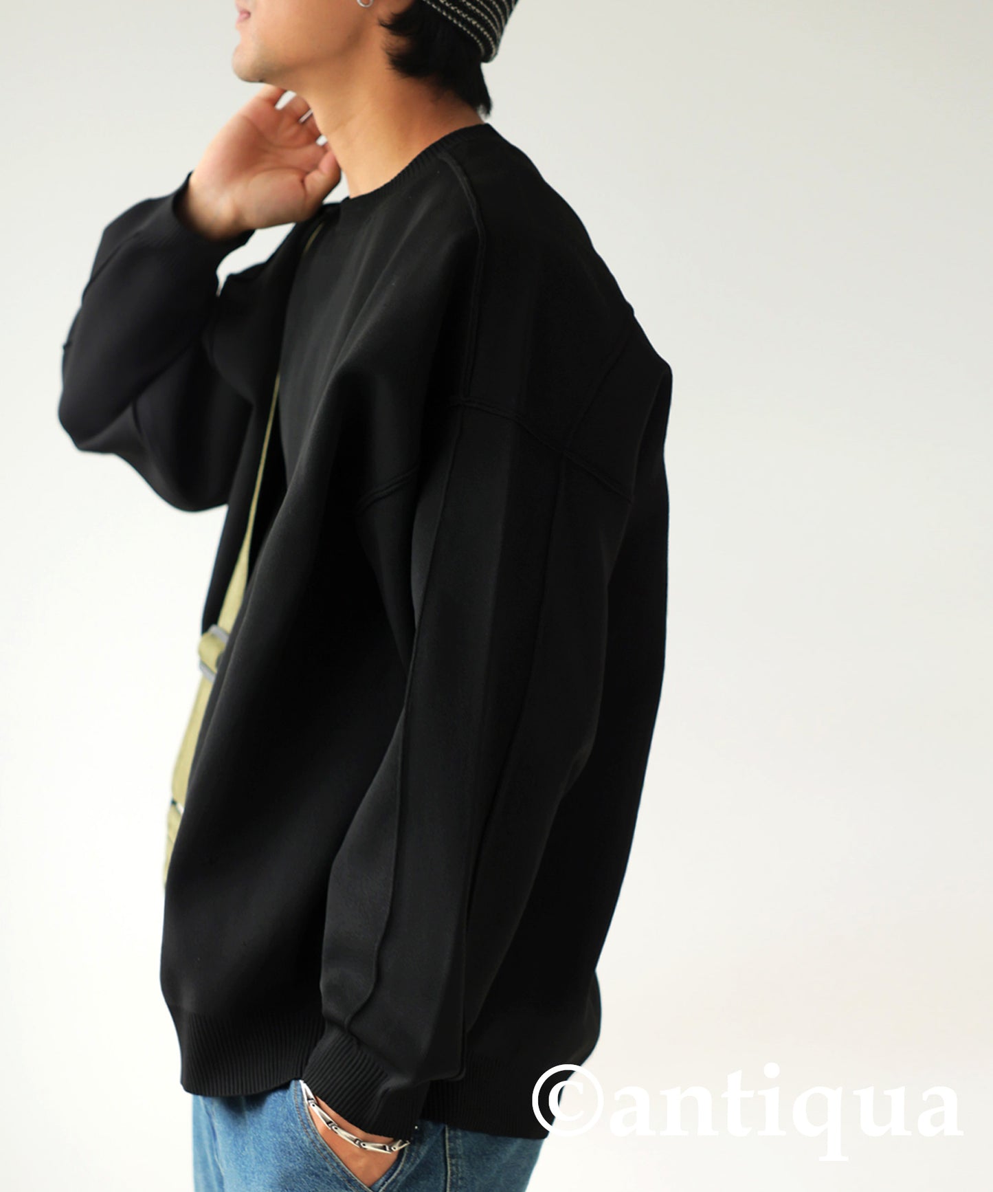 Switching Sponge Knit Men's