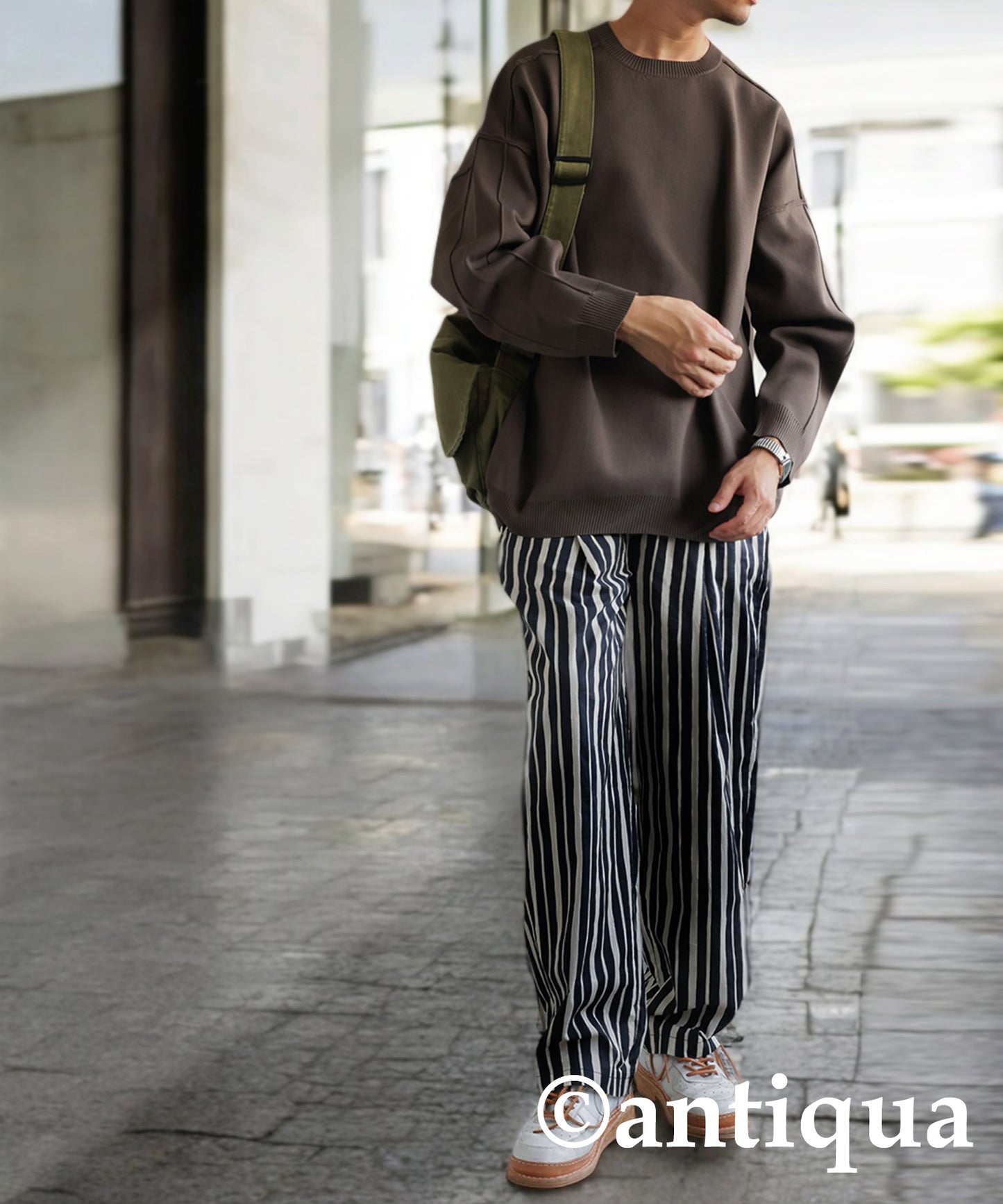 Switching Sponge Knit Men's