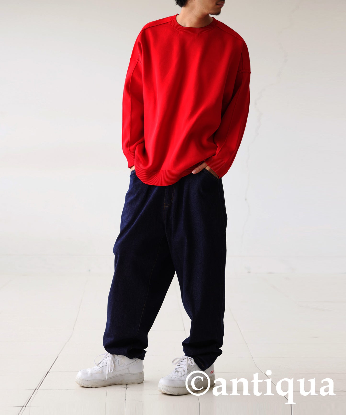 Switching Sponge Knit Men's