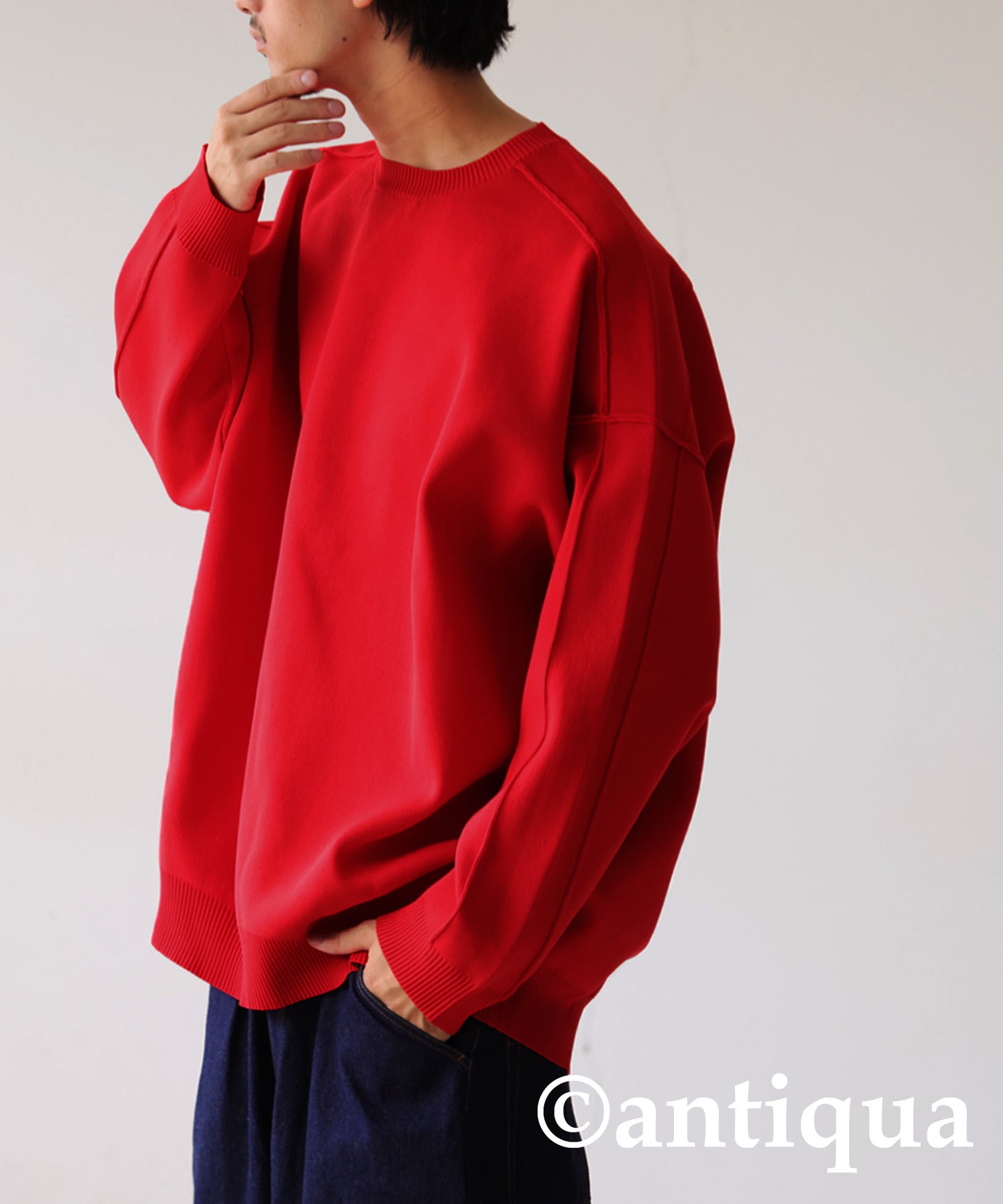 Switching Sponge Knit Men's