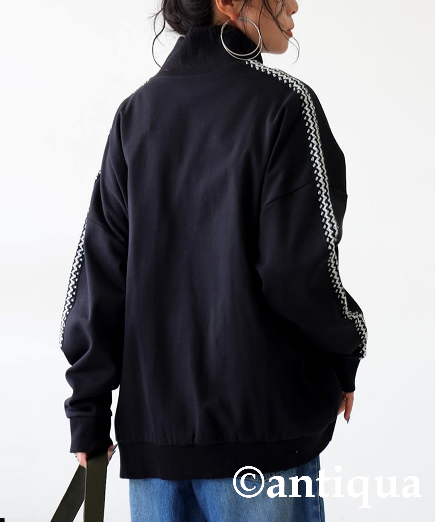 Knit Lace Track Jacket Women