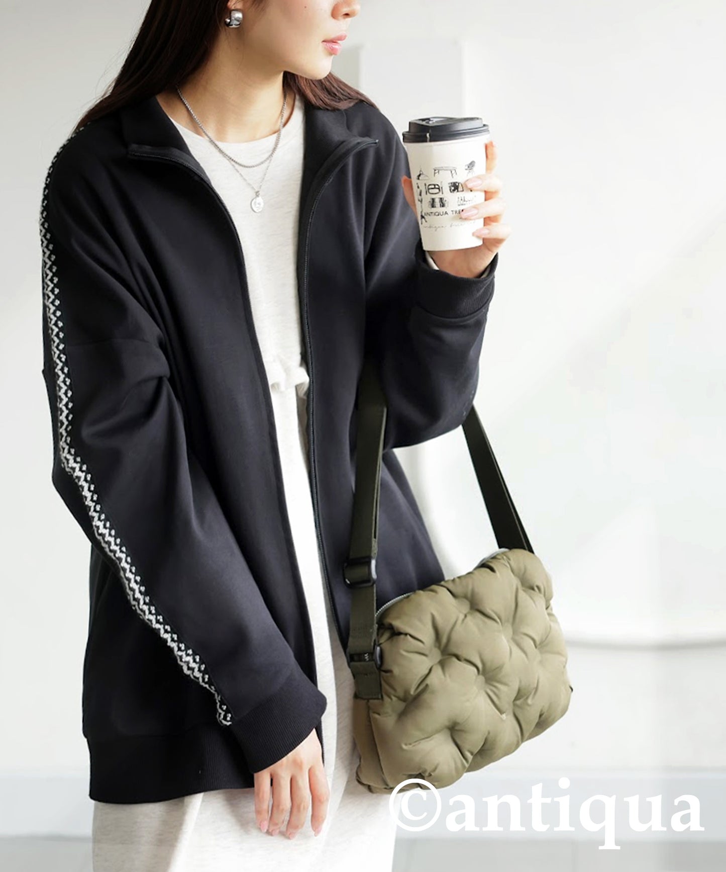 Knit Lace Track Jacket Women