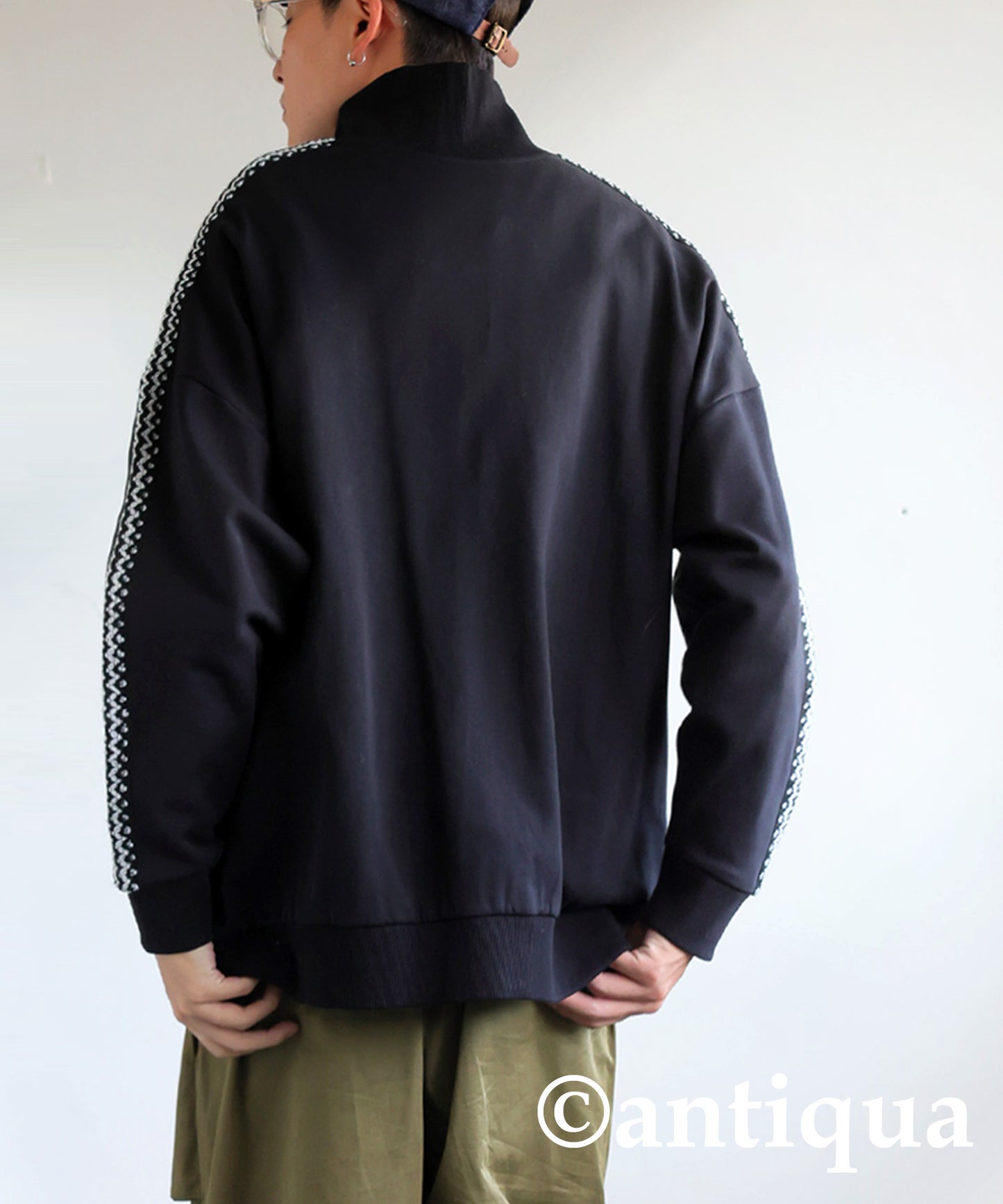 Knit Lace Track Jacket Men's