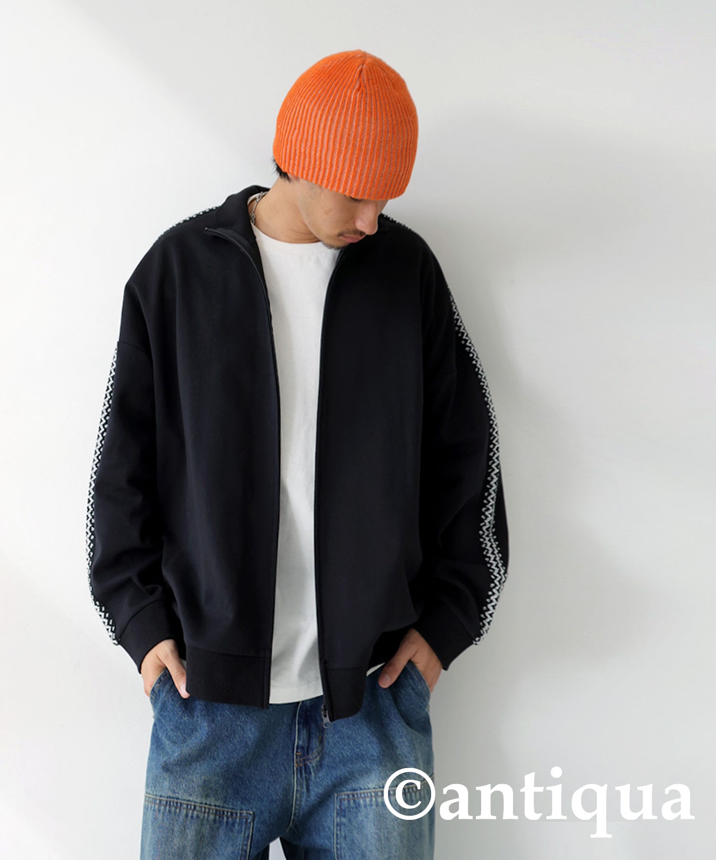 Knit Lace Track Jacket Men's