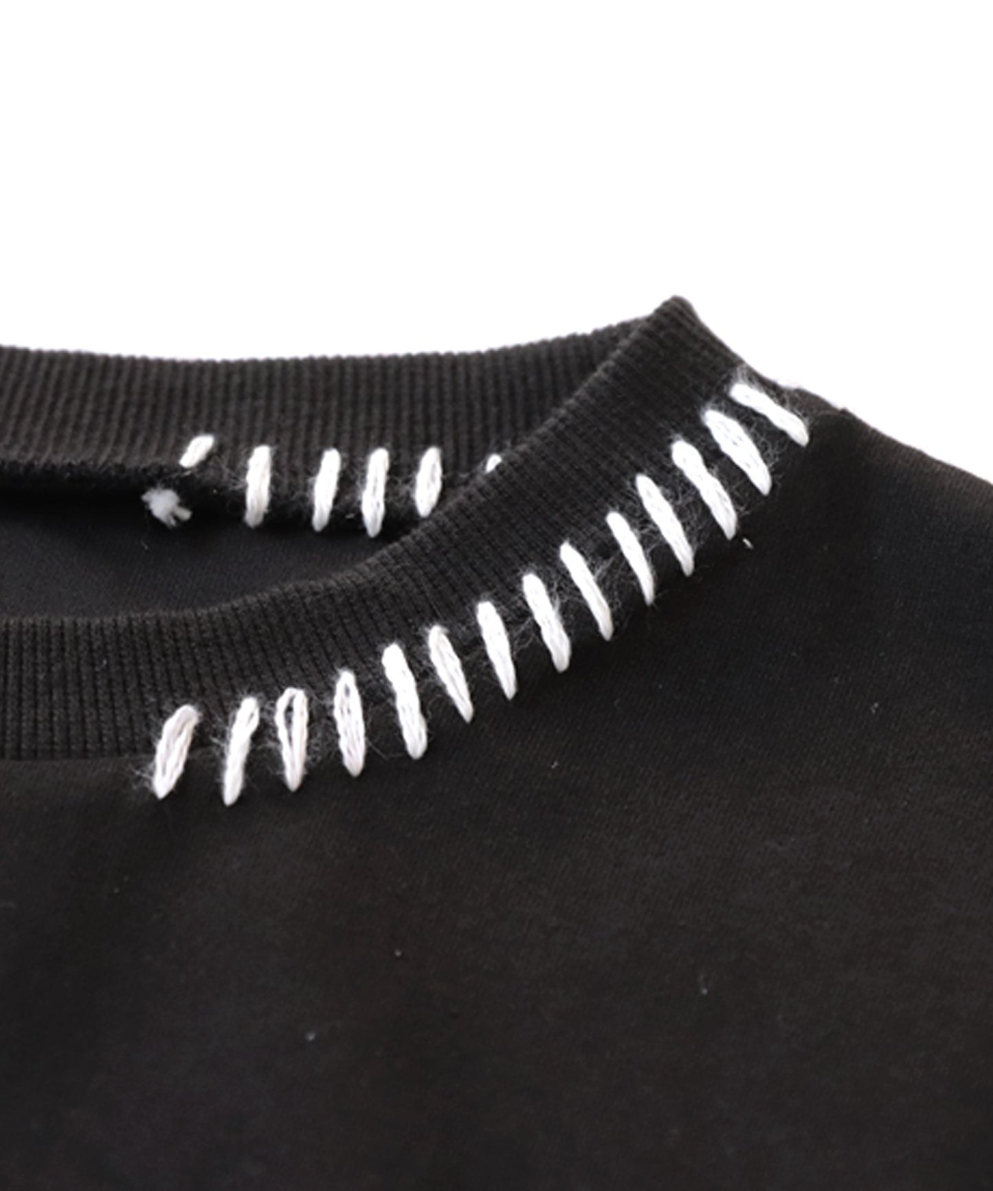 Hand Stitch Ponte Fabric T-Shirt