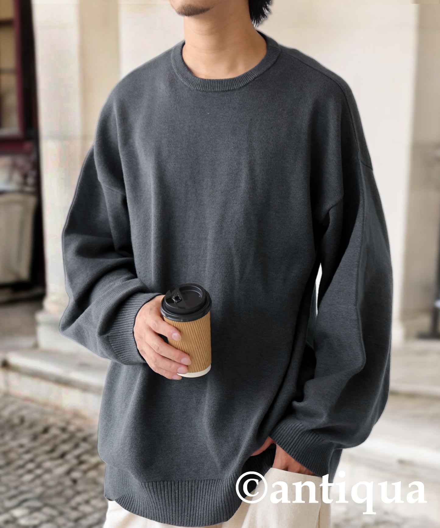 U Neck Knit Men's