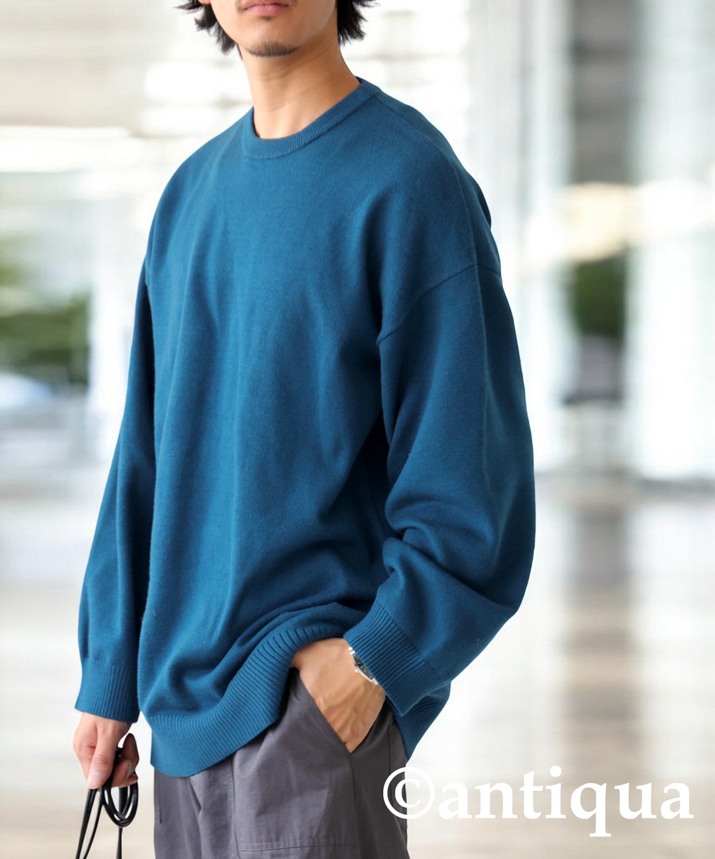 U Neck Knit Men's