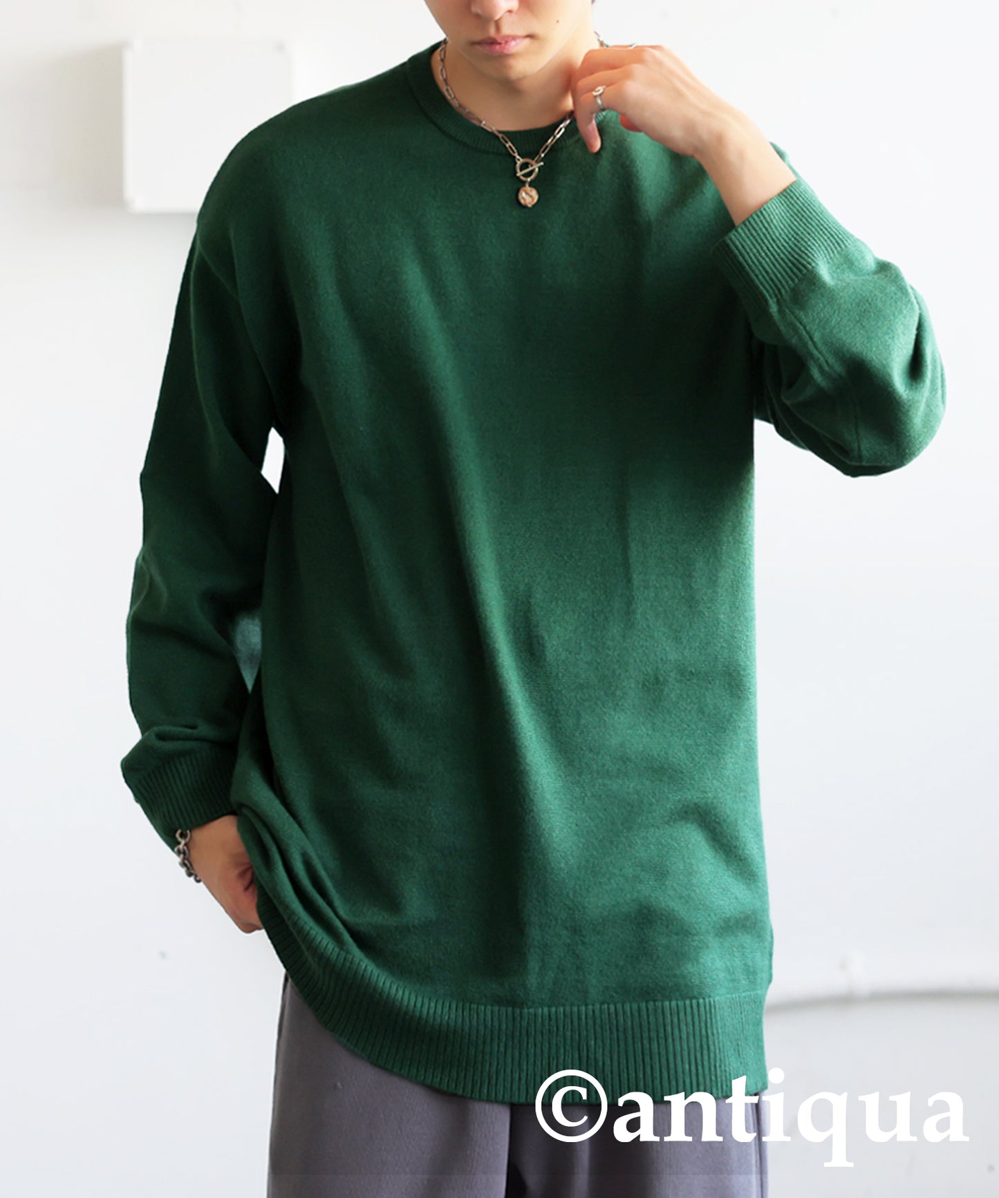 U Neck Knit Men's