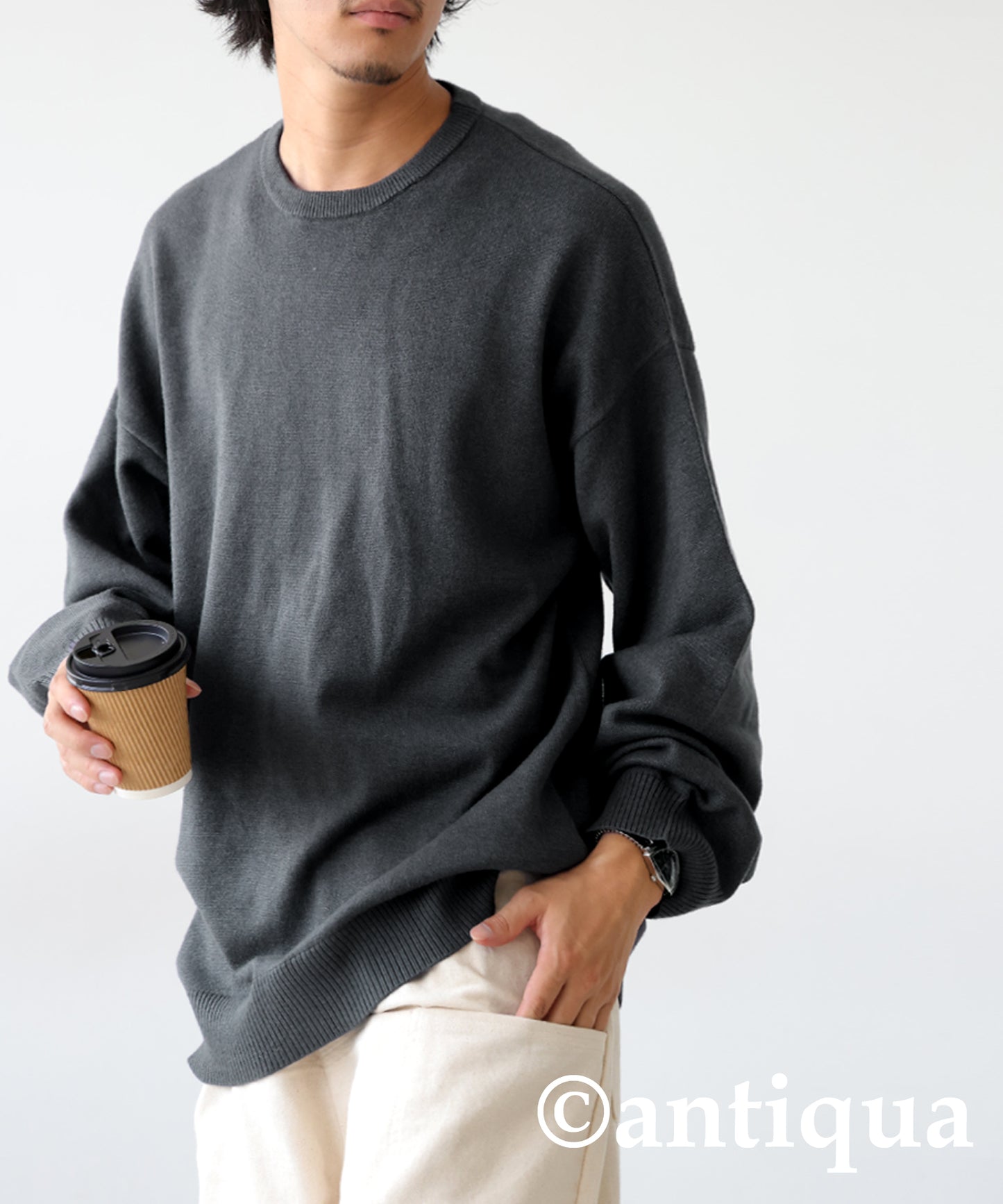 U Neck Knit Men's