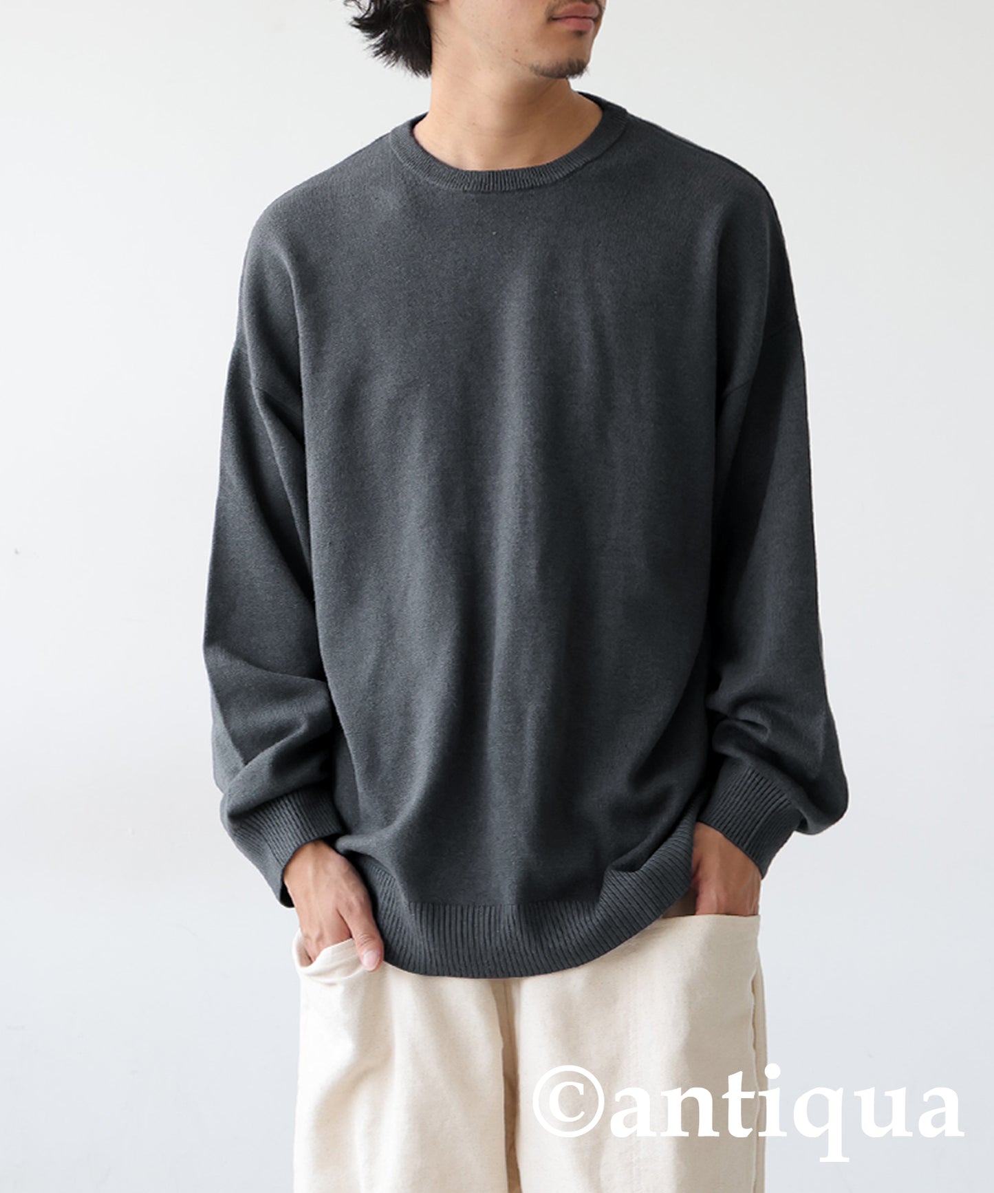 U Neck Knit Men's