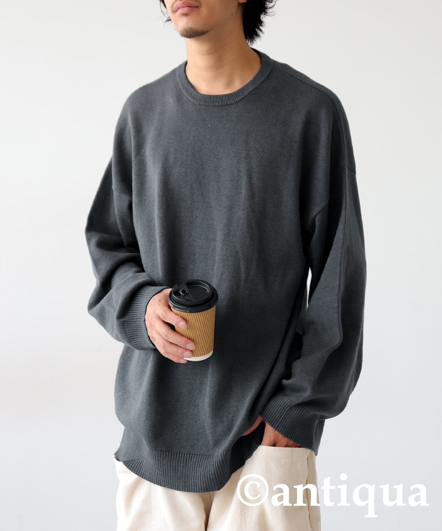 U Neck Knit Men's