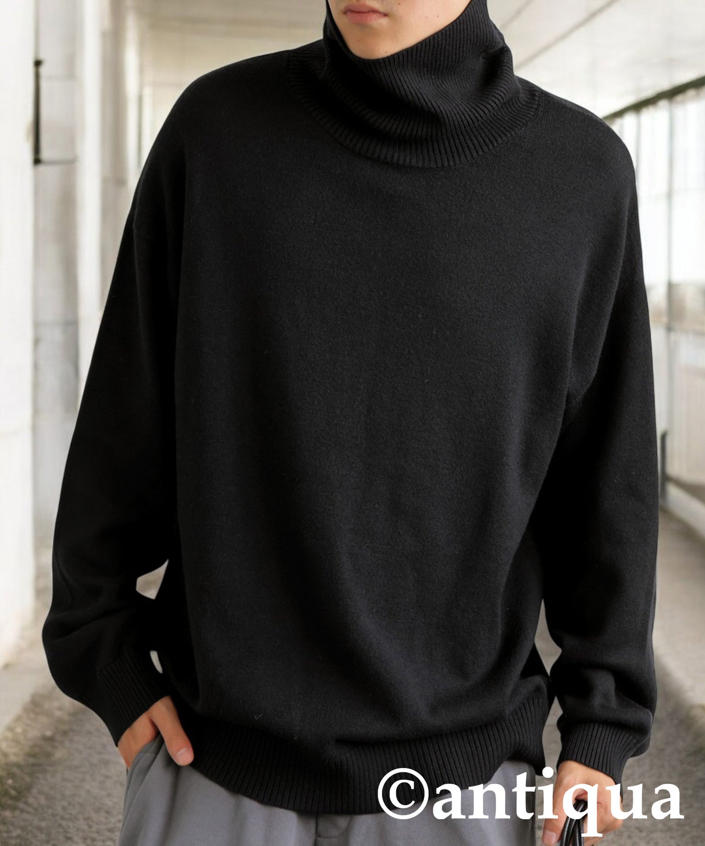 Turtleneck Knit Men's