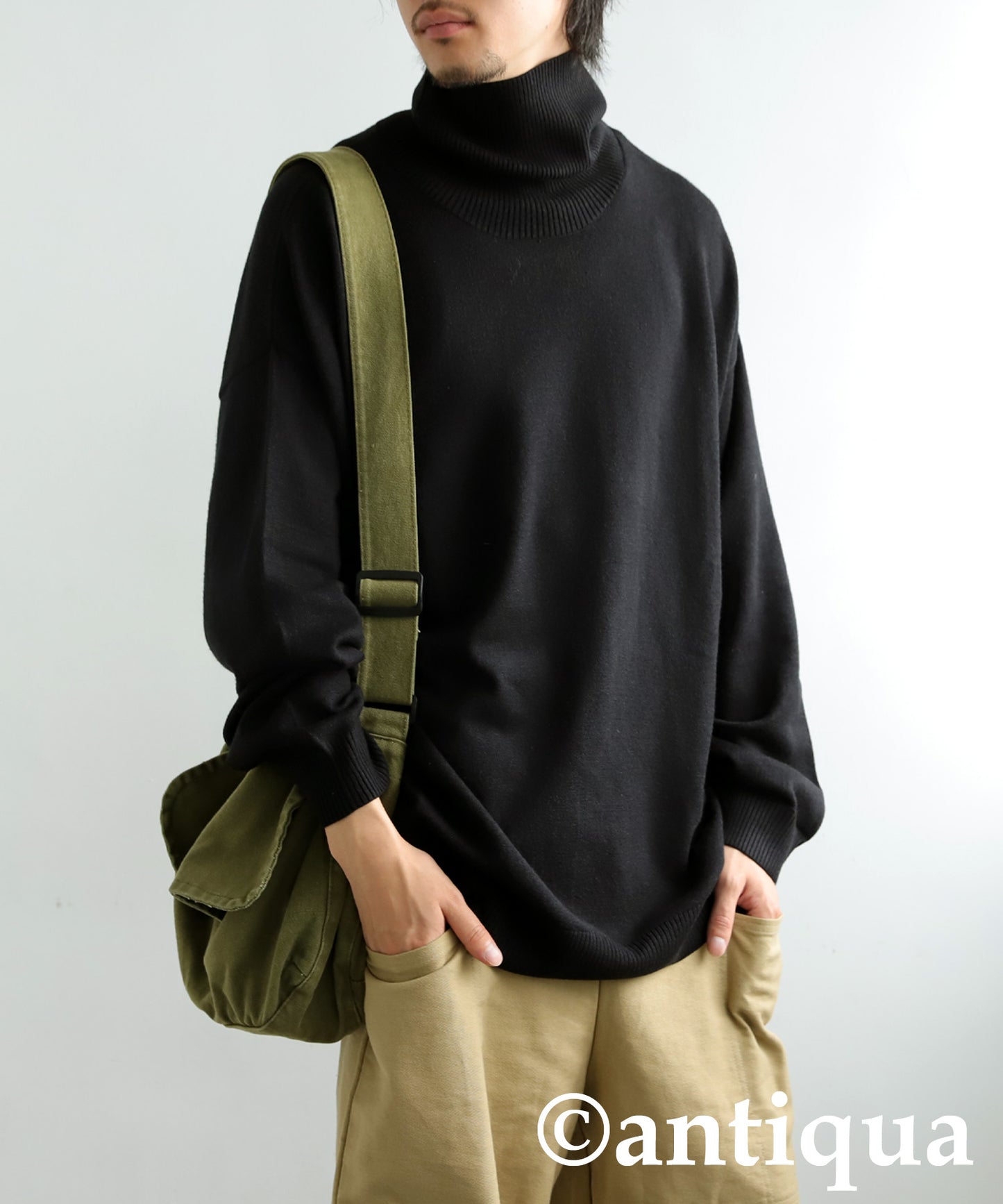 Turtleneck Knit Men's