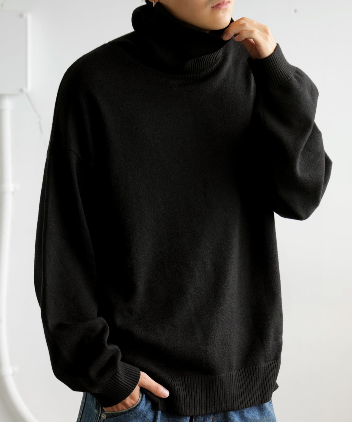 Turtleneck Knit Men's