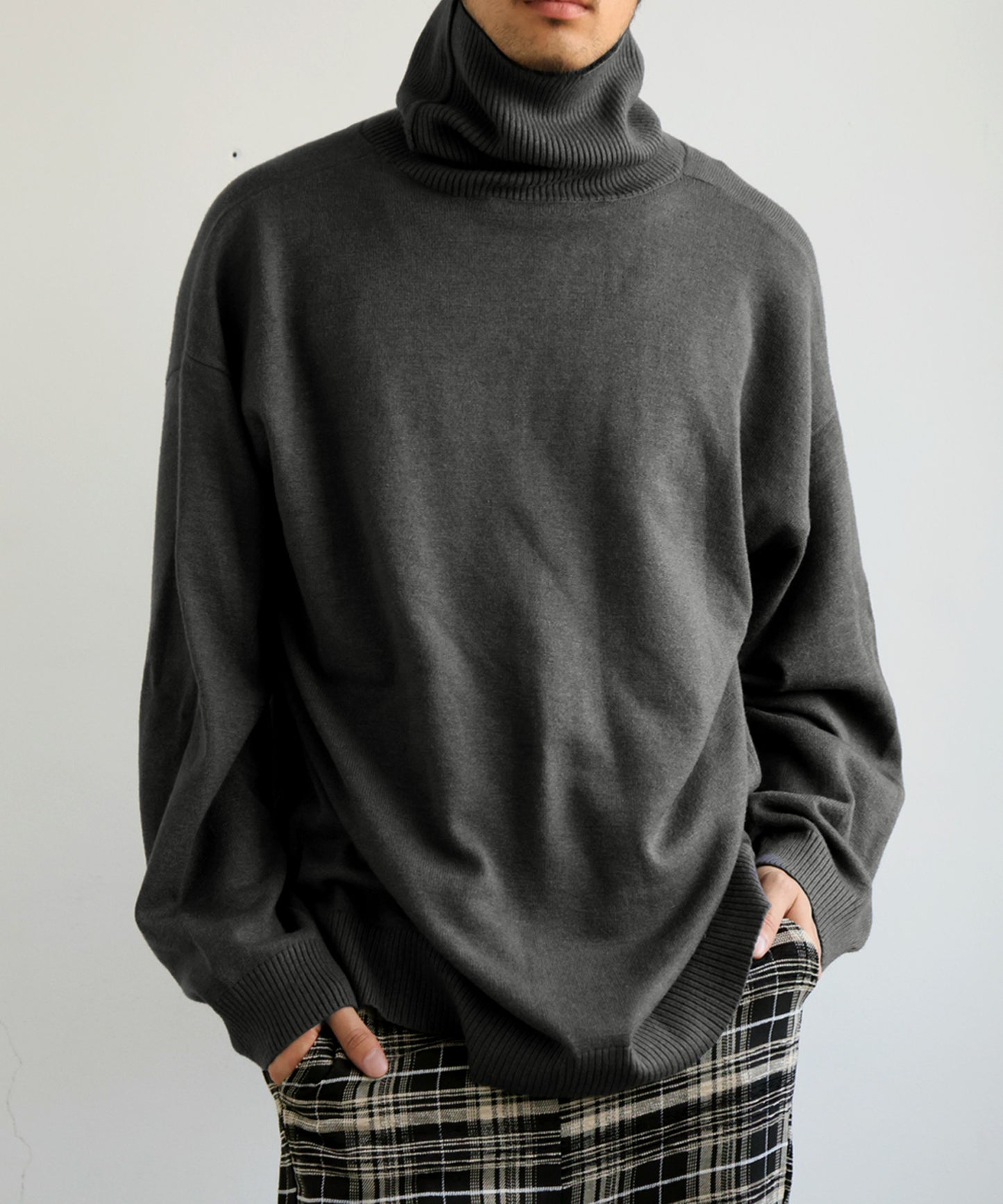 Turtleneck Knit Men's