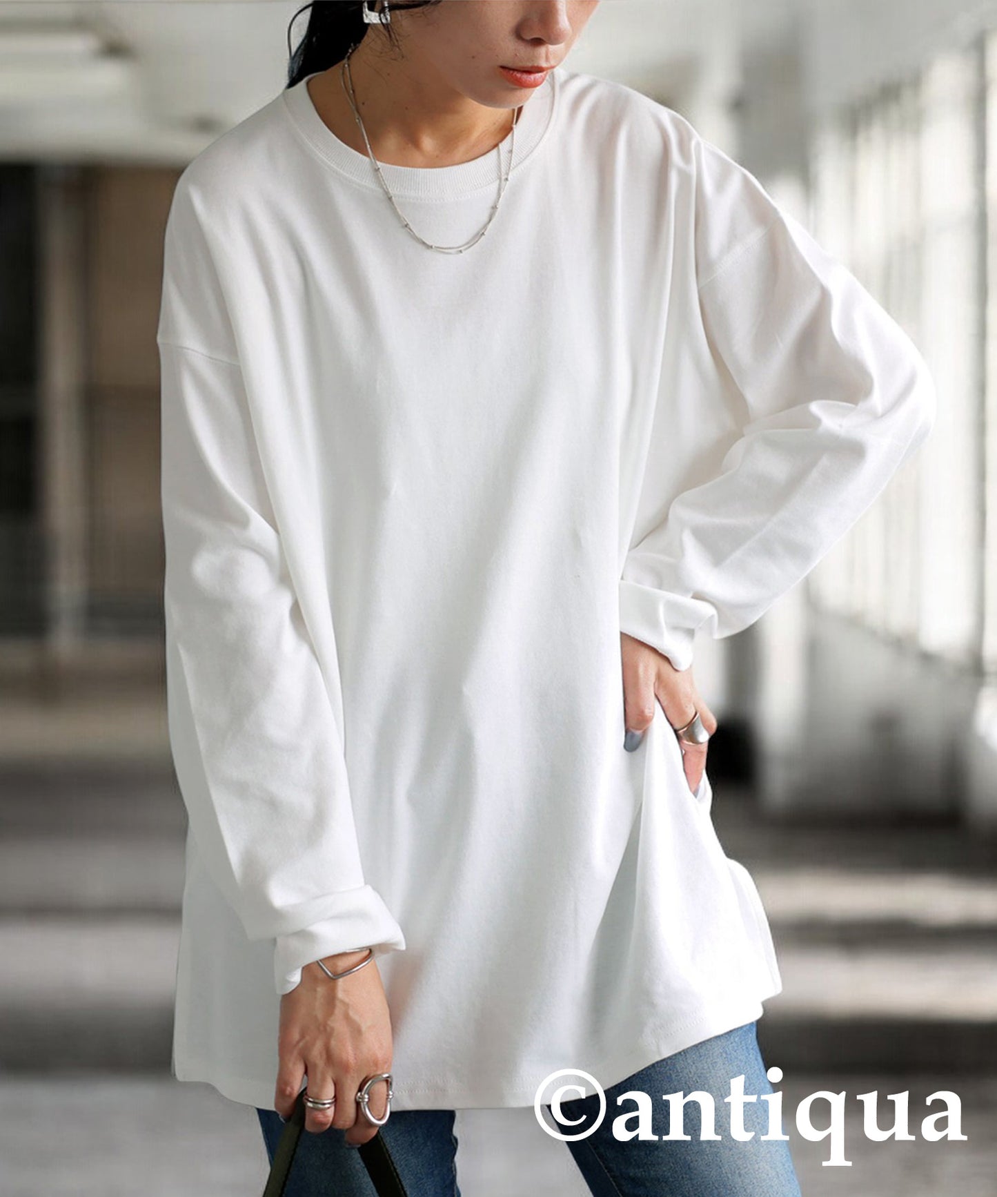 Compact Smooth Long Sleeve T-Shirt Ladies