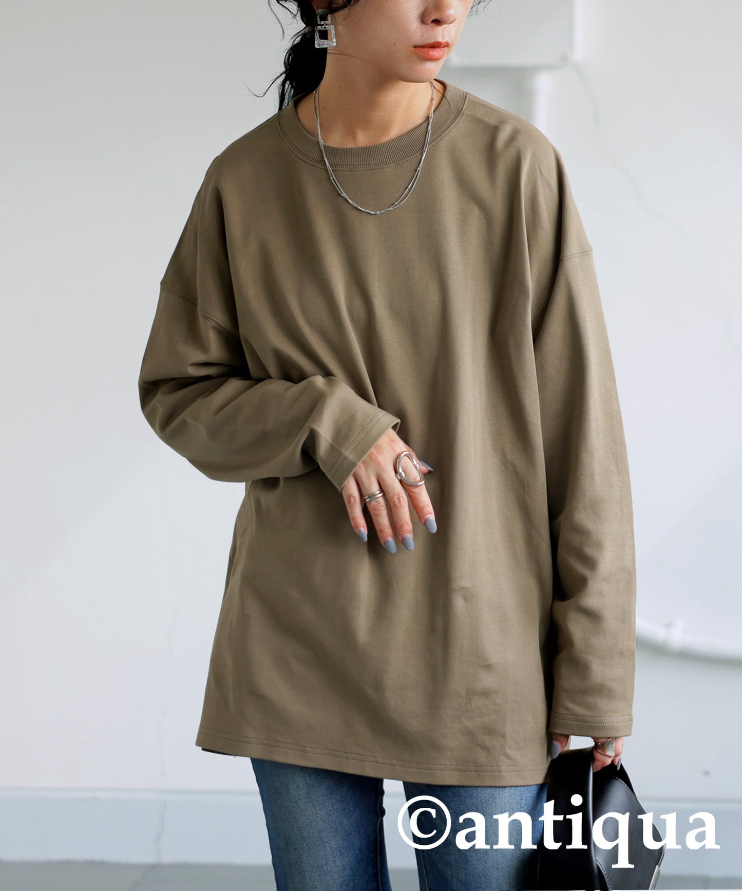 Compact Smooth Long Sleeve T-Shirt Ladies