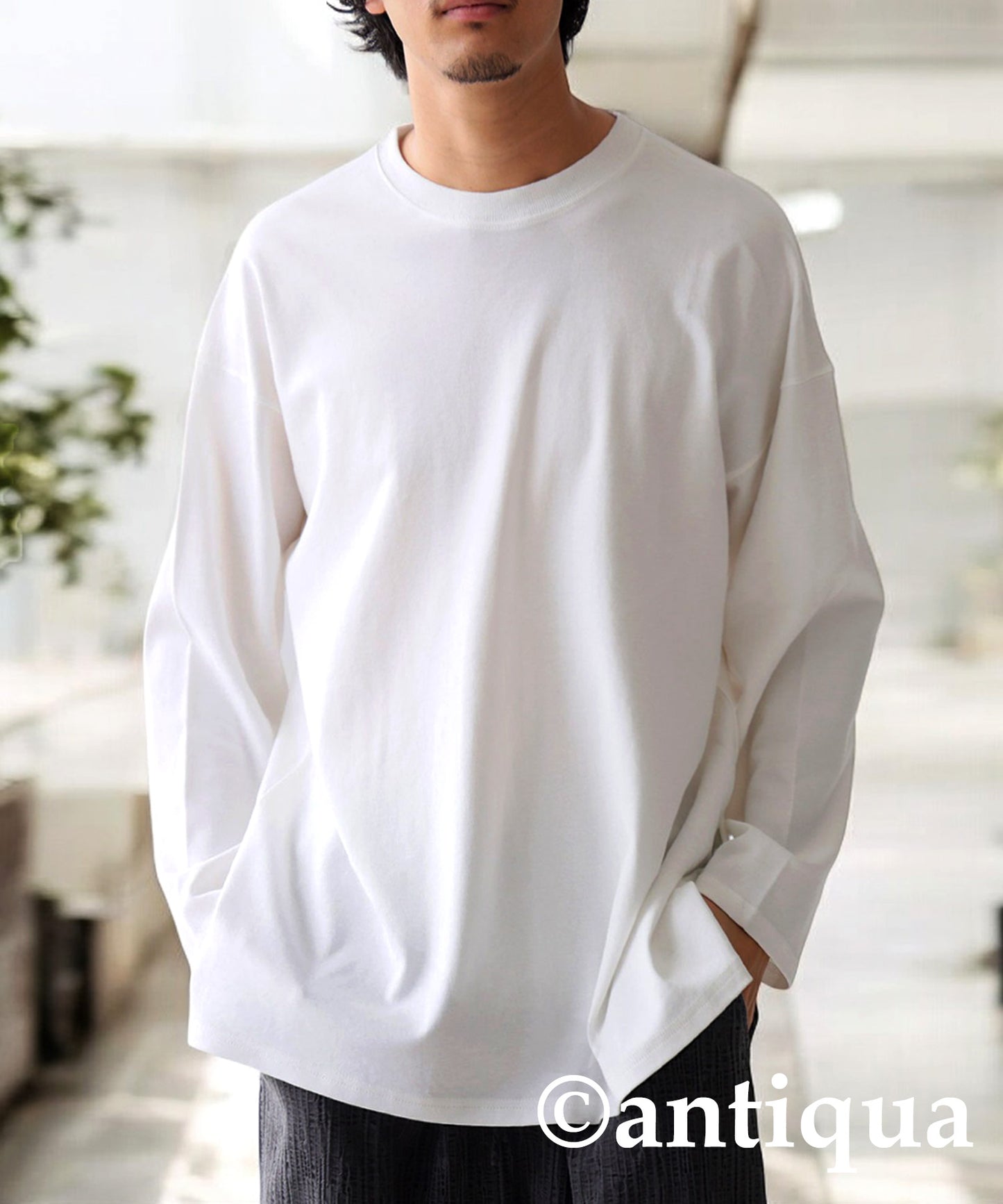 Compact Smooth Long Sleeve T-Shirt Men's